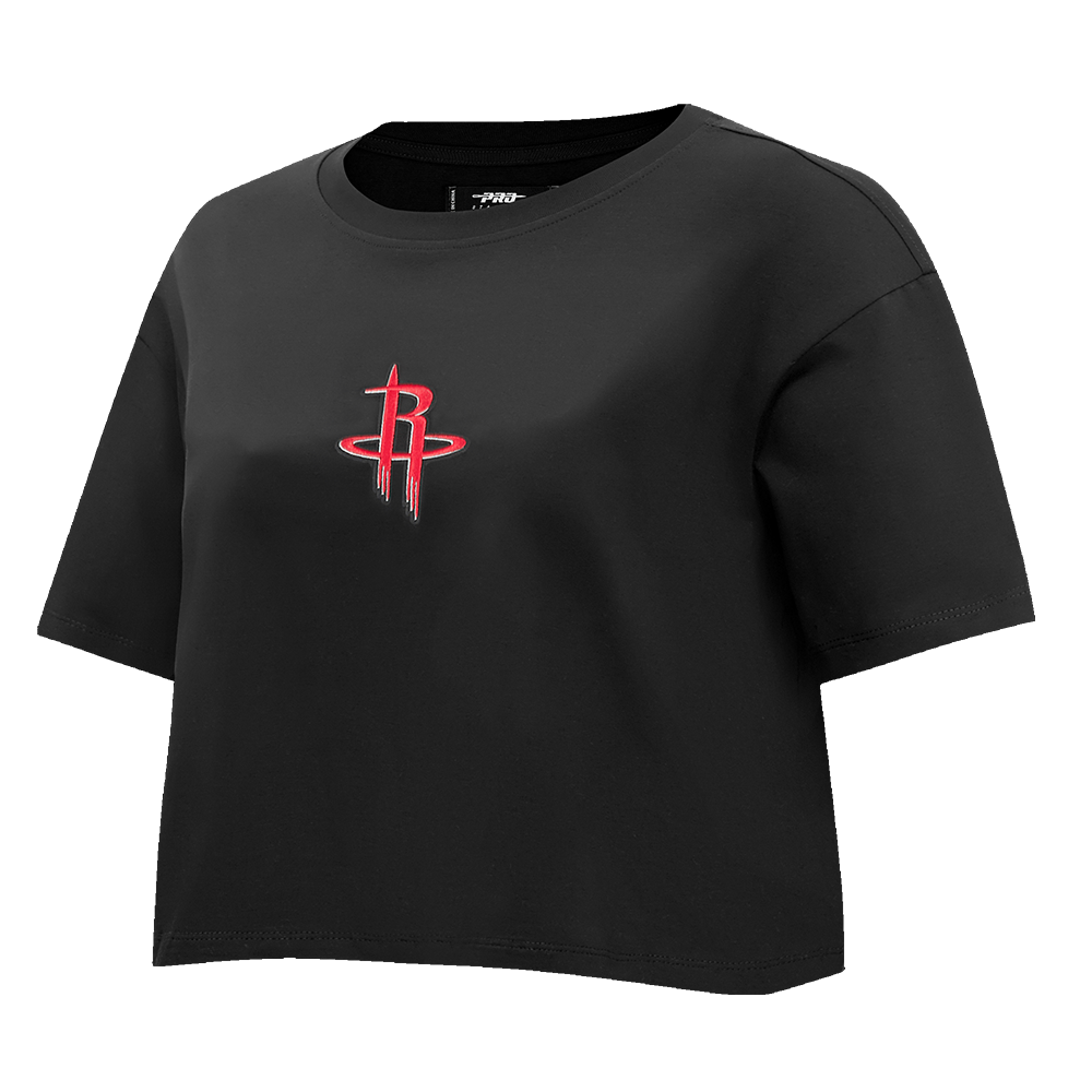 Women's Houston Rockets Pro Standard Wingspan Boxy Crop T-Shirt