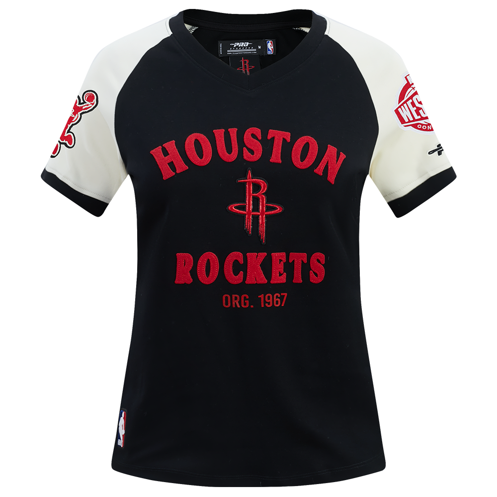Women's Houston Rockets Pro Standard First Team Raglan T-Shirt