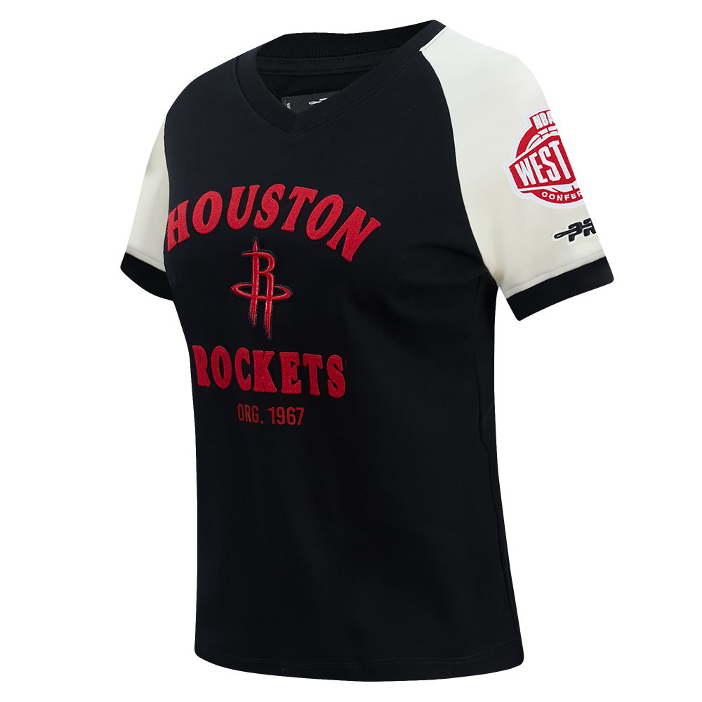 Women's Houston Rockets Pro Standard First Team Raglan T-Shirt