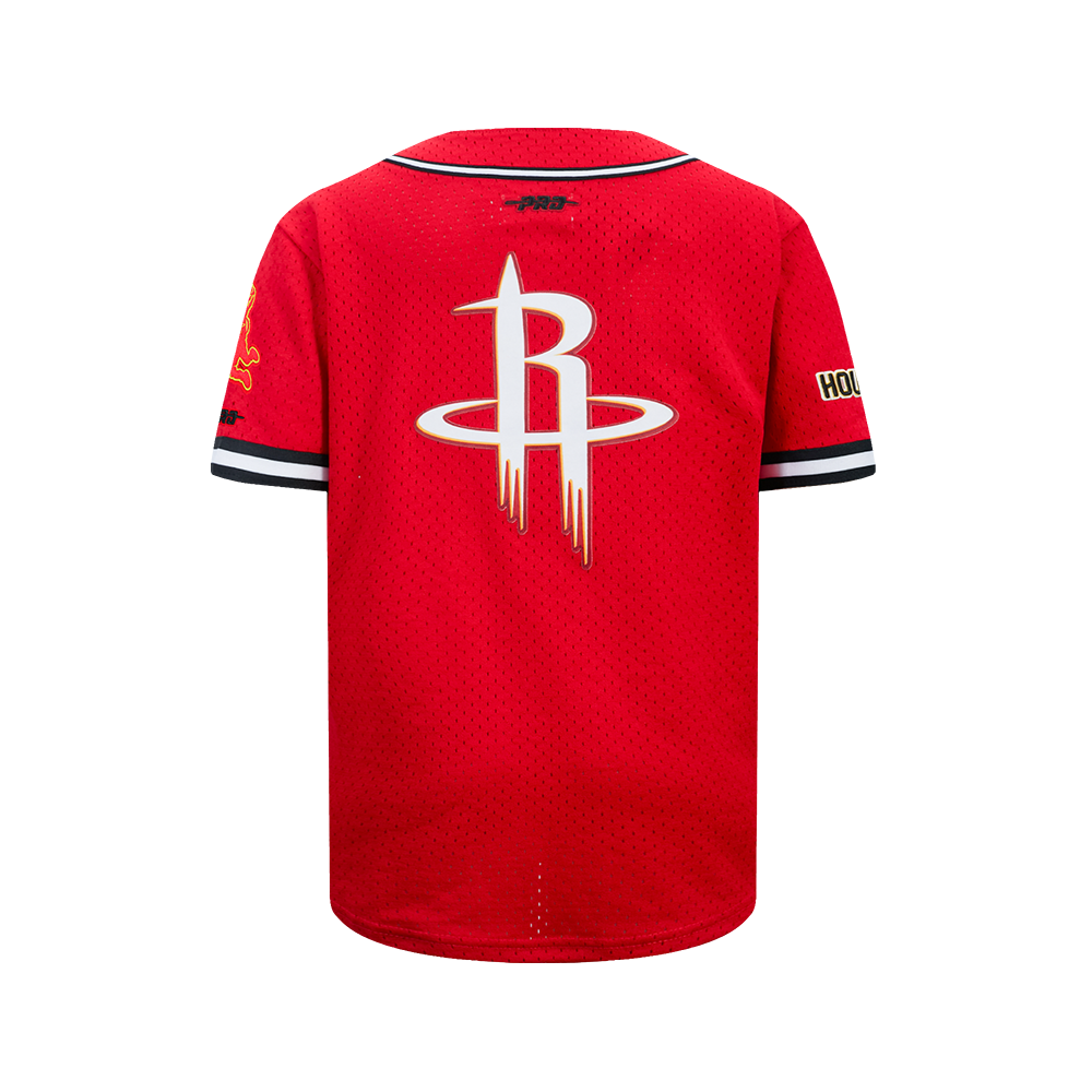 Youth Houston Rockets Pro Standard Wordmark Baseball Jersey-3