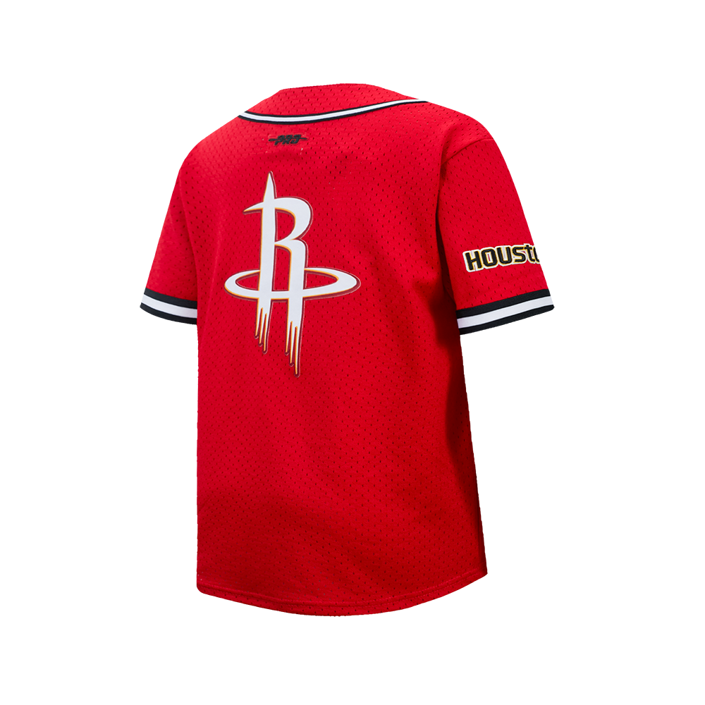Youth Houston Rockets Pro Standard Wordmark Baseball Jersey-4