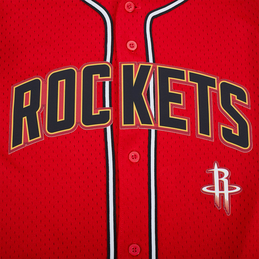 Youth Houston Rockets Pro Standard Wordmark Baseball Jersey-8