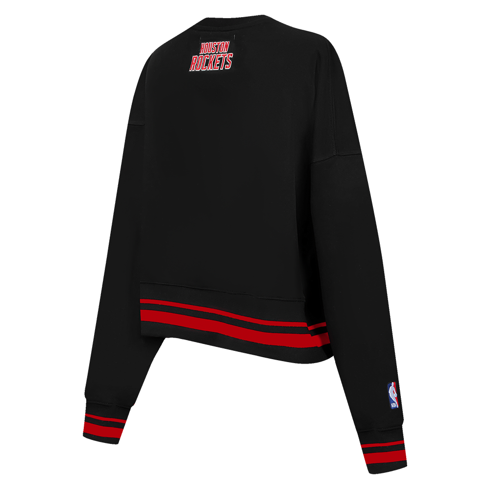 Women's Houston Rockets Pro Standard 713 Edition Rib Crewneck Sweatshirt