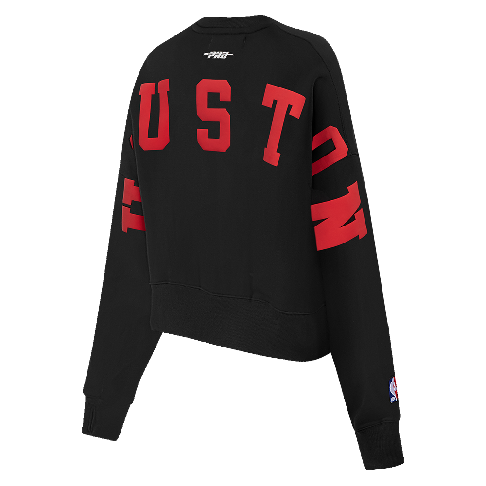 Women s Houston Rockets Pro Standard Wingspan Crewneck Sweatshirt