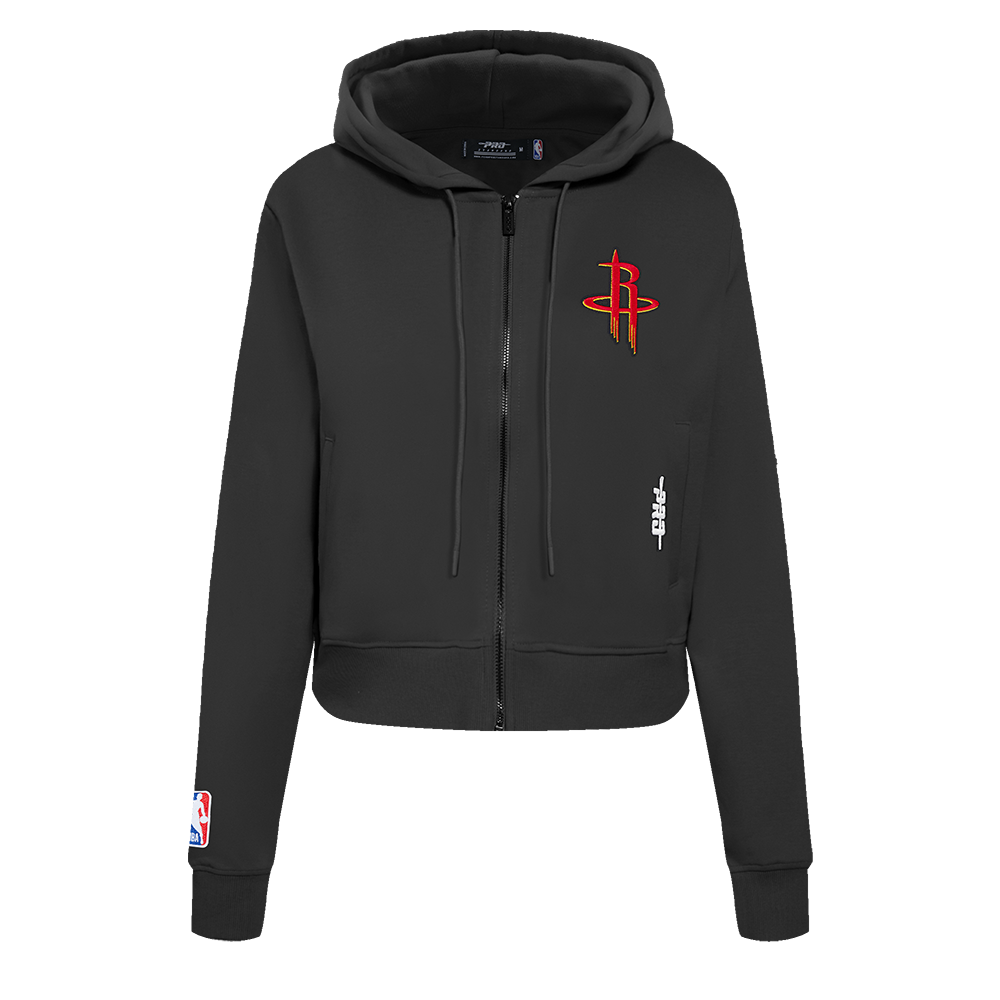 Women's Houston Rockets Pro Standard Full Zip Hoodie (Black)