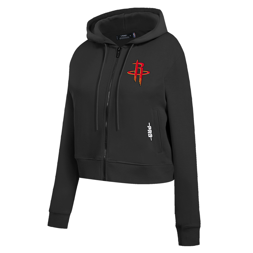 Women's Houston Rockets Pro Standard Full Zip Hoodie (Black)