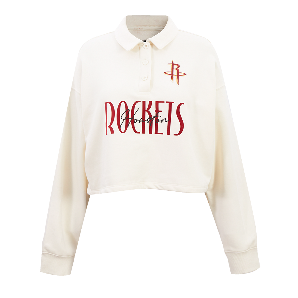 Women's Houston Rockets Pro Standard Long-Sleeve Polo