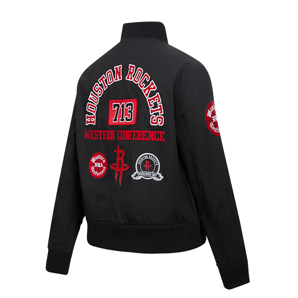 Women's Houston Rockets Pro Standard 713 Edition Rib Twill Jacket