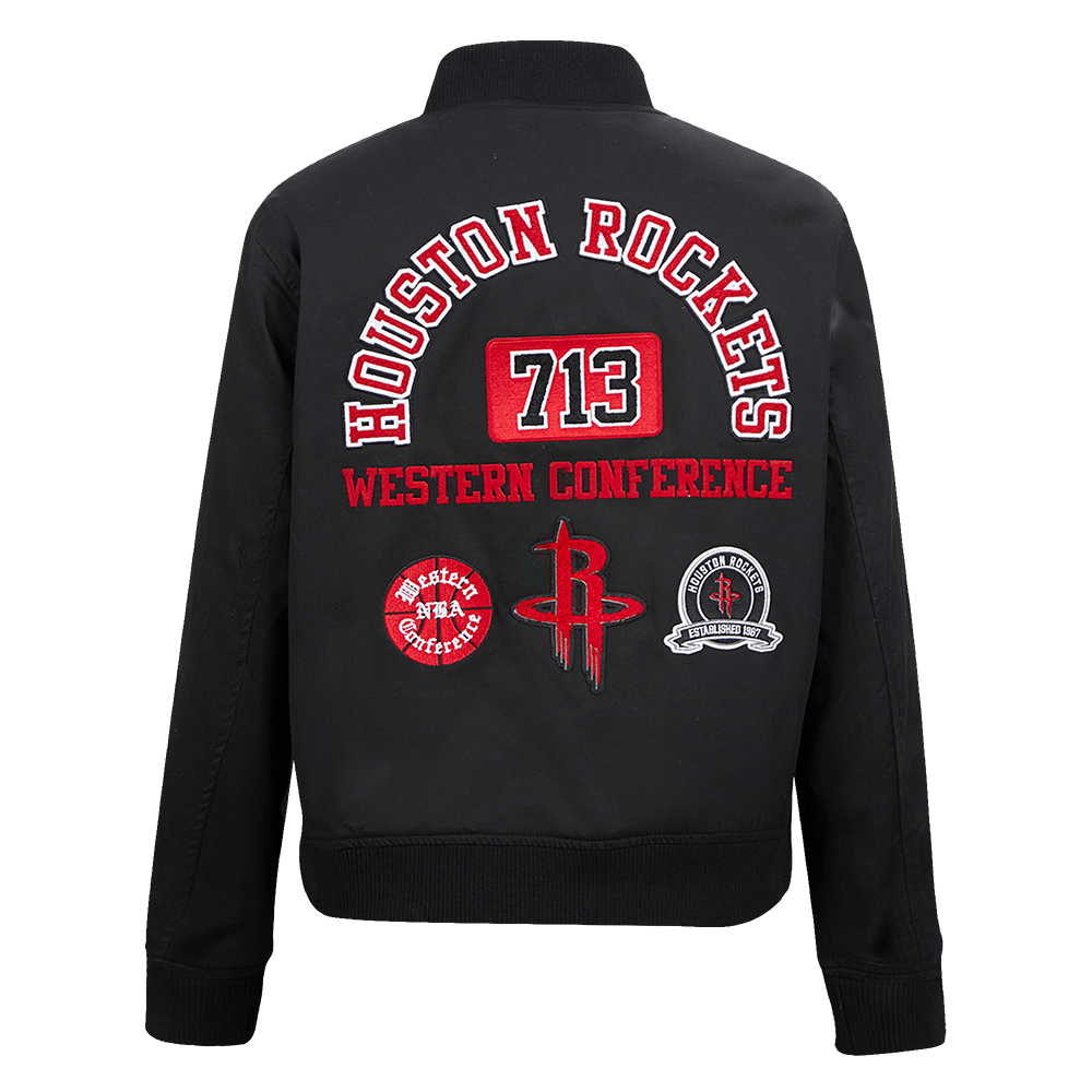 Women's Houston Rockets Pro Standard 713 Edition Rib Twill Jacket