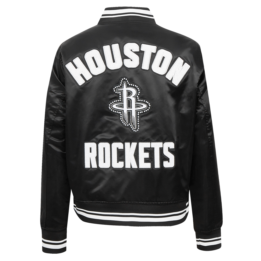 Women s Houston Rockets Pro Standard Pearls Satin Jacket