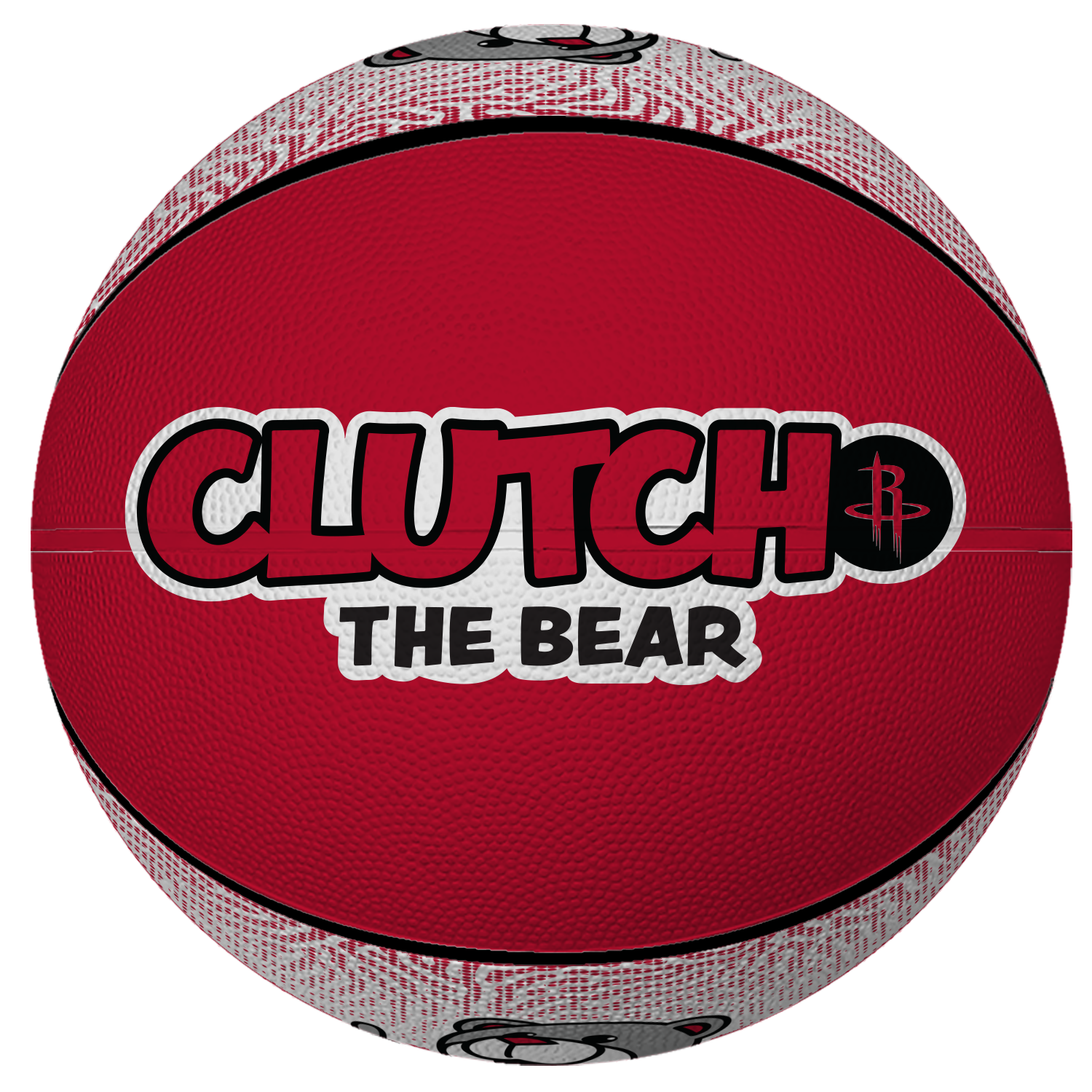 Houston Rockets Baden Clutch the Bear B3 Basketball