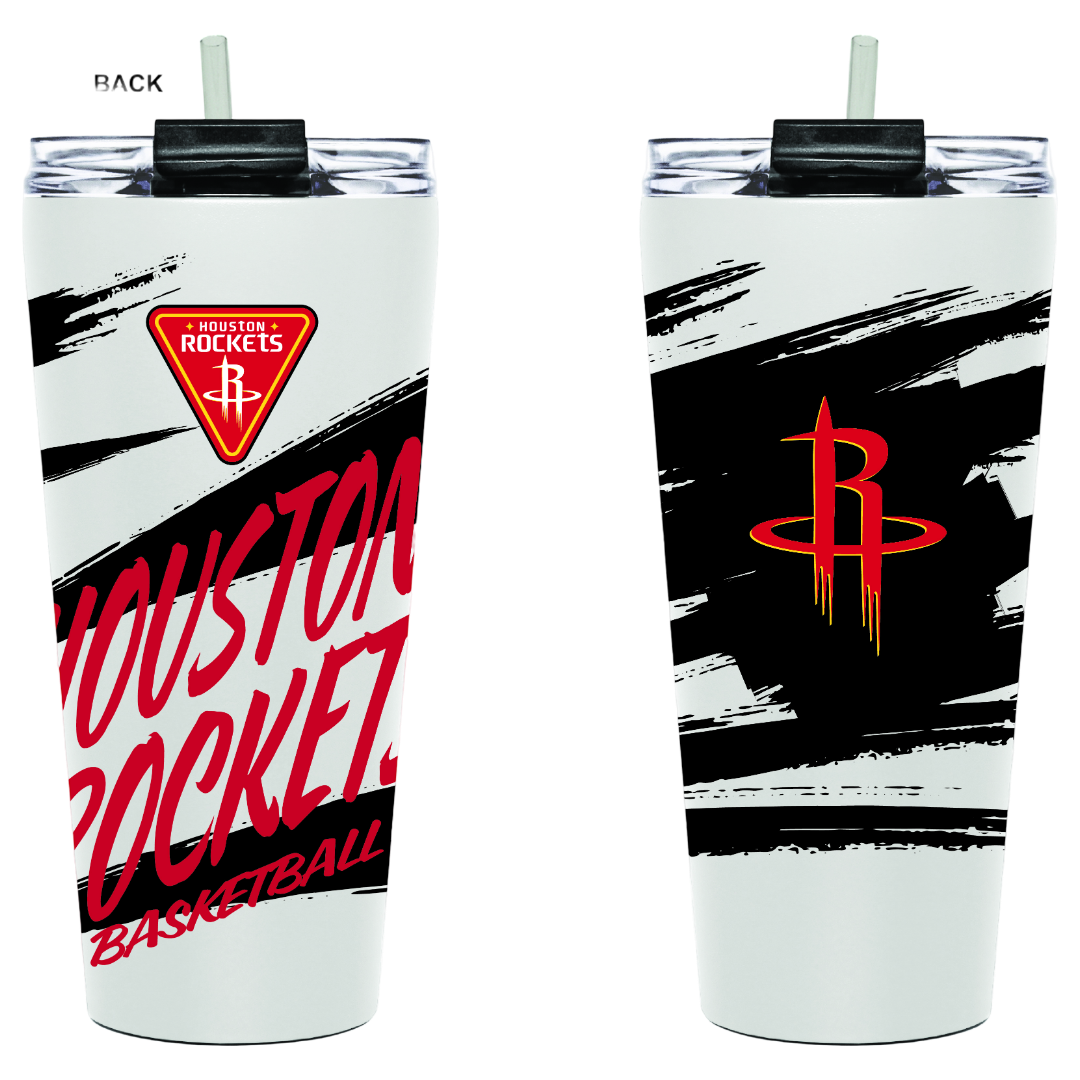 Houston Rockets Great American Products Big Slim Art of the Game 32oz Tumbler-1