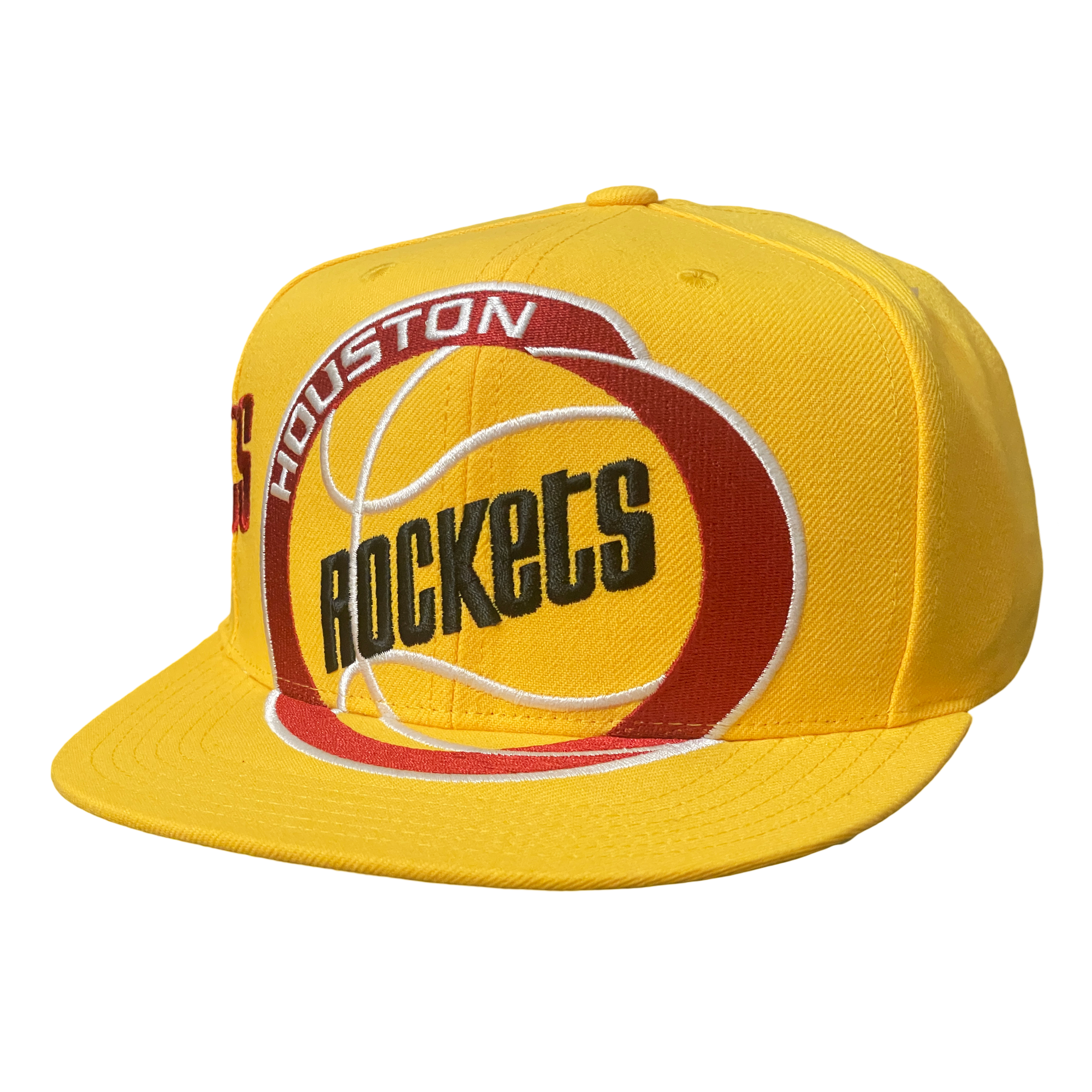 Men's Houston Rockets Mitchell & Ness HWC Big Time Snapback Cap