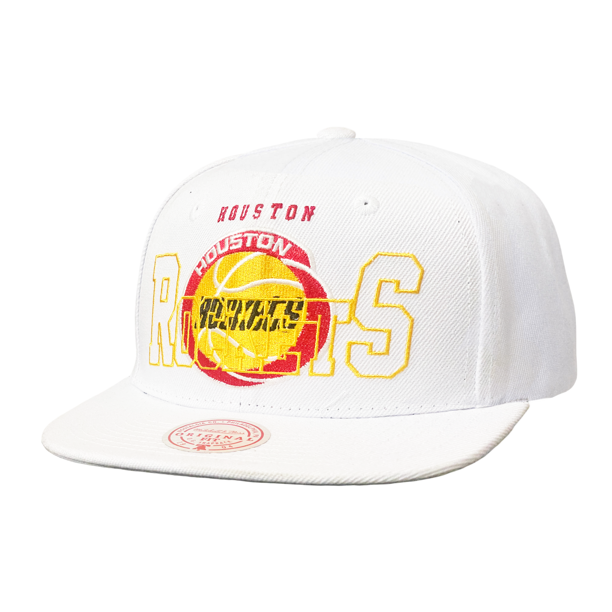 Men's Houston Rockets Mitchell & Ness HWC See Through Snapback Cap