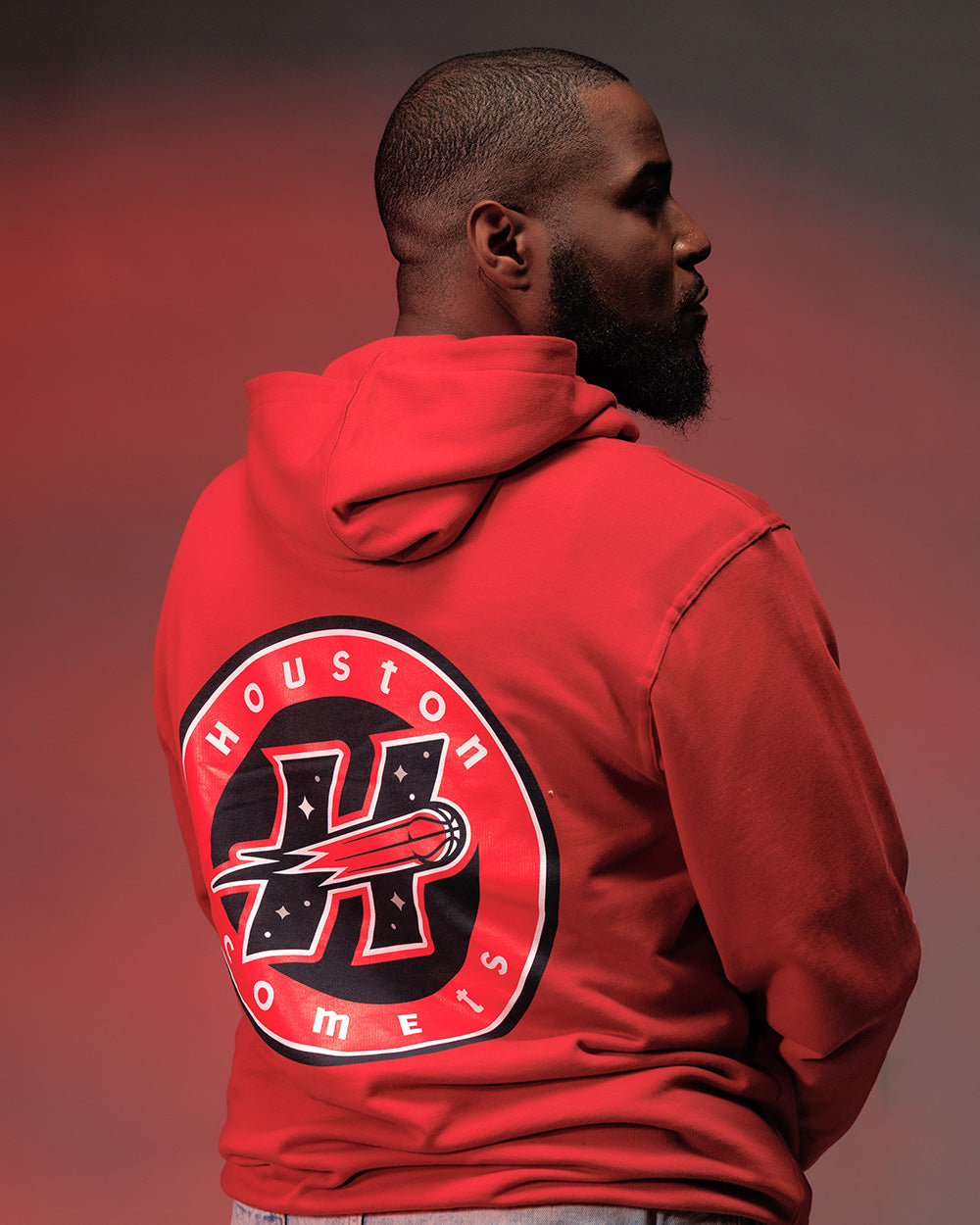 Adult Houston Comets Sportiqe Drake Hoodie-2