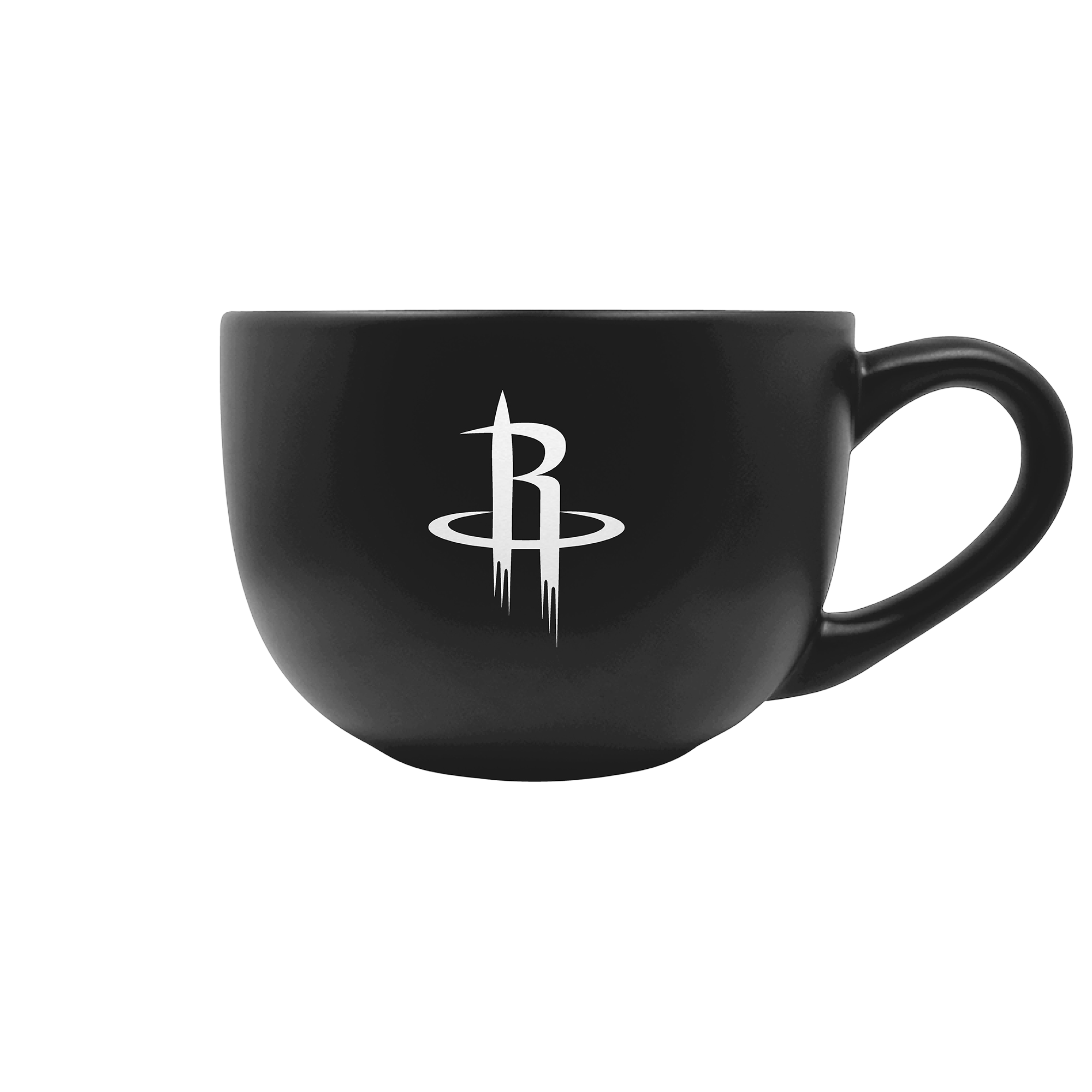 Houston Rockets Great American Products Black 23oz Latte Mug