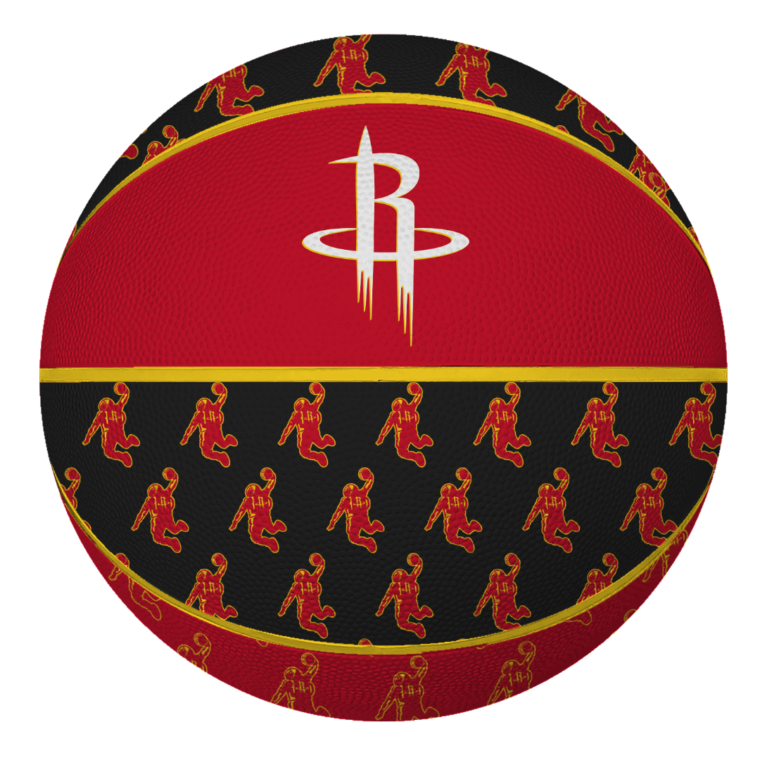 Houston Rockets Baden Dunkzilla B7 Basketball-1