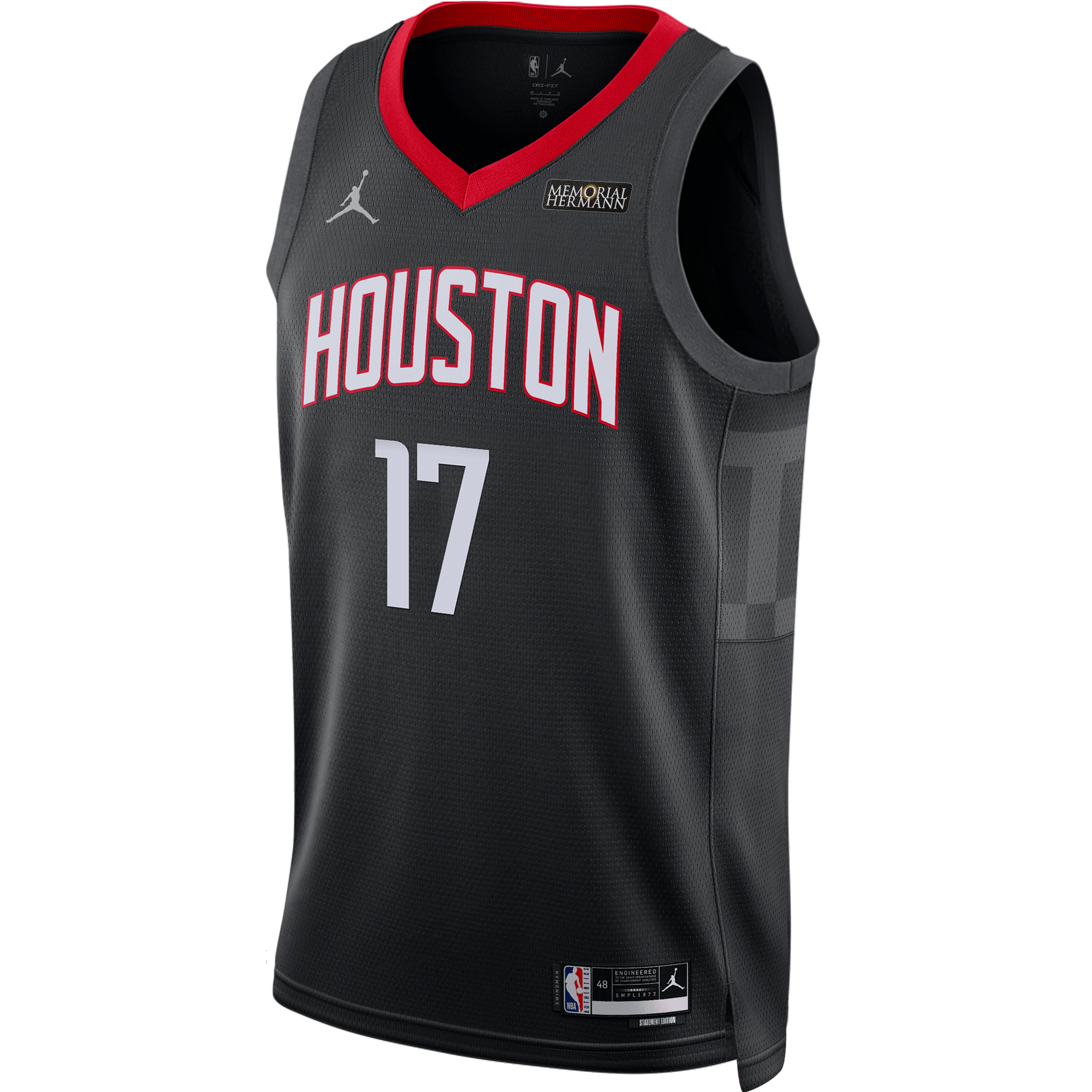 Men's Houston Rockets Jordan Brand Tari Eason Statement Edition Swingman Jersey