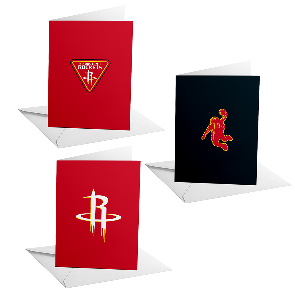 Houston Rockets Desert Cactus 10-Pack Assorted Greeting Cards