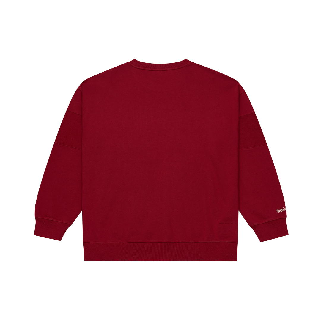 Men's Houston Rockets Mitchell & Ness HWC Heritage Hues Fleece Sweatshirt-2