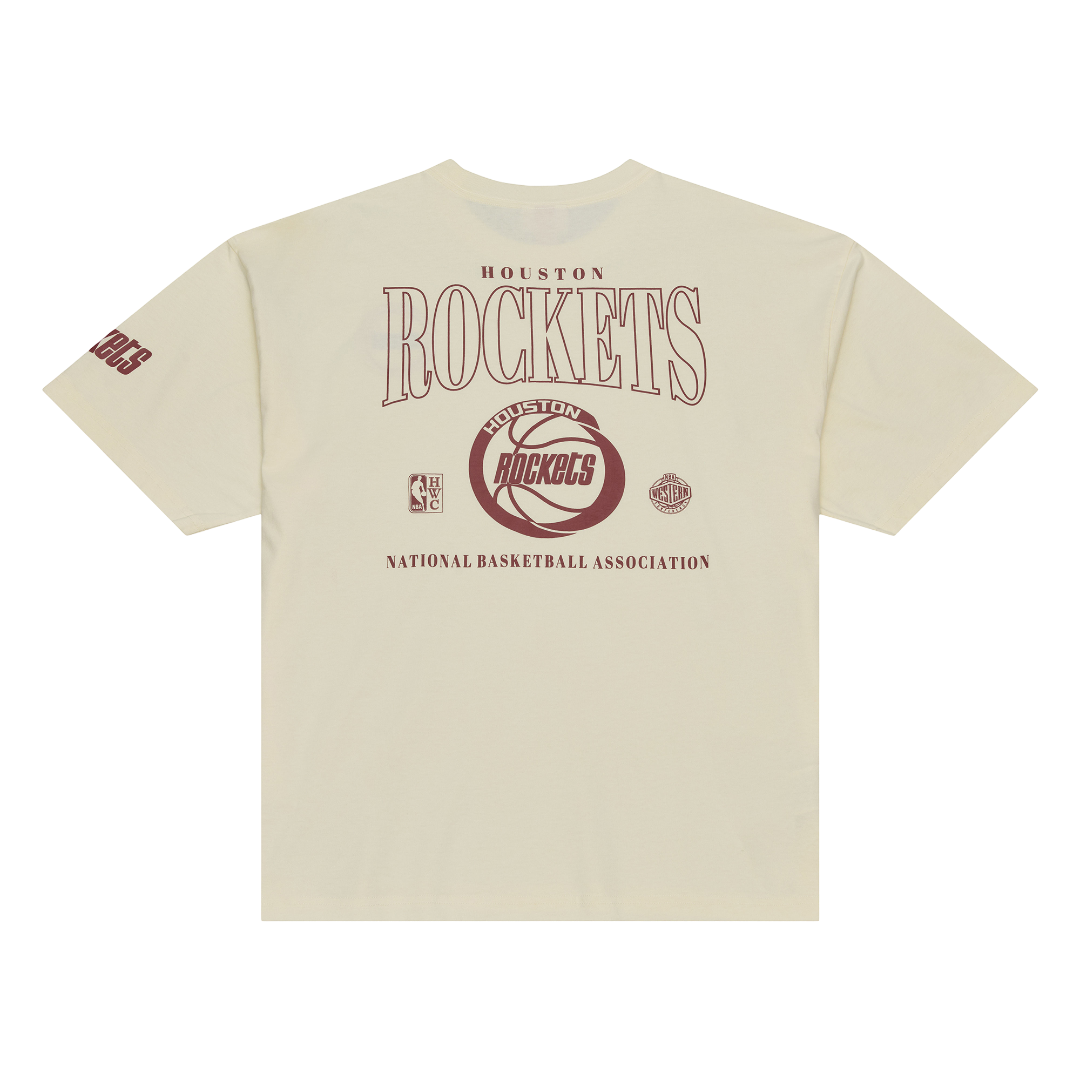 Men's Houston Rockets Mitchell & Ness HWC Heritage Hues Oversized T-Shirt
