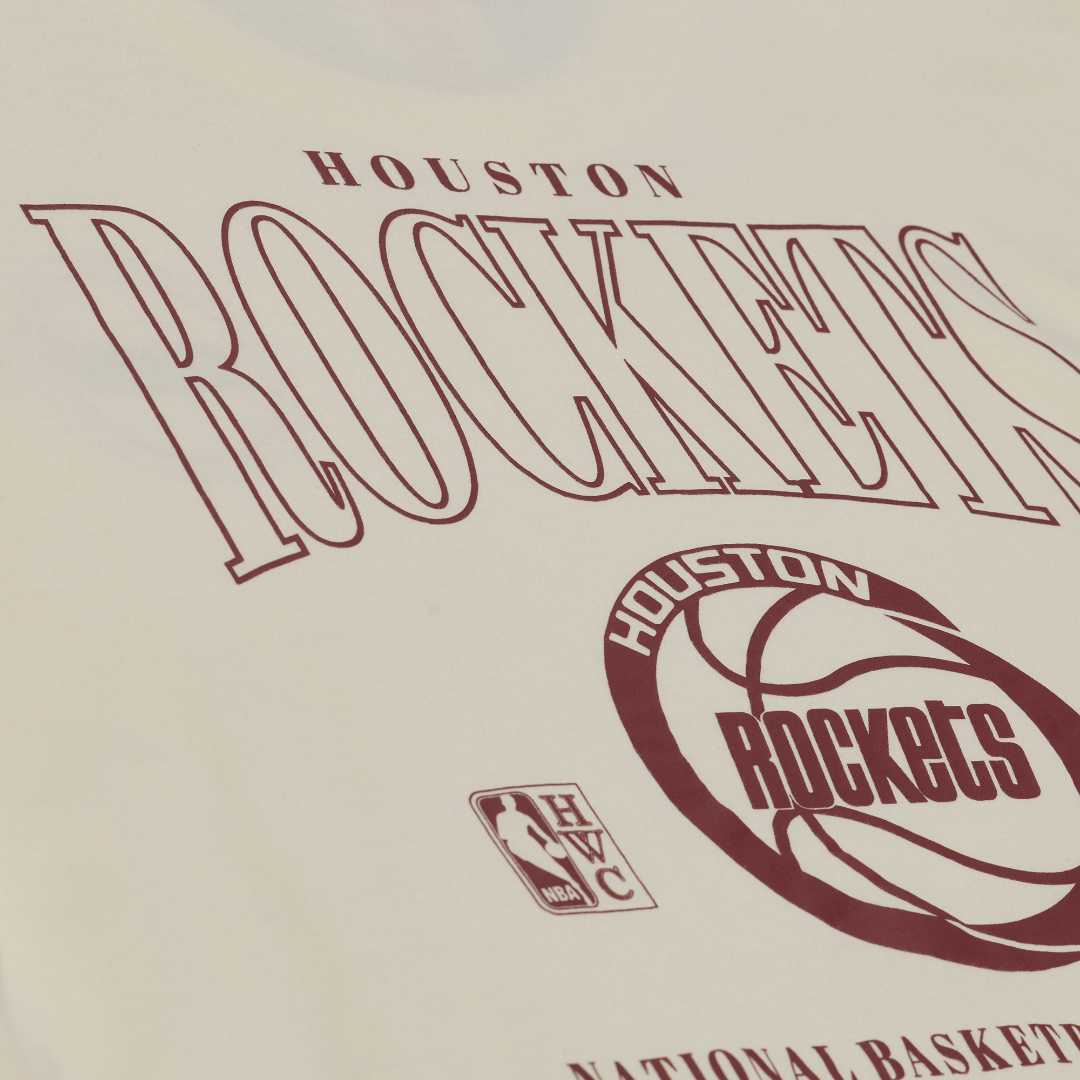 Men's Houston Rockets Mitchell & Ness HWC Heritage Hues Oversized T-Shirt-5