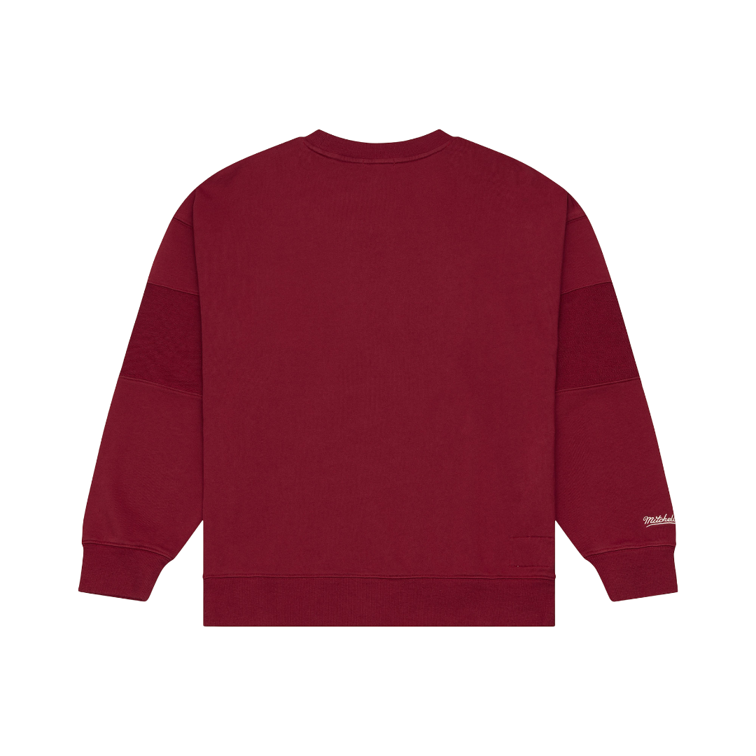 Women's Houston Rockets Mitchell & Ness HWC Heritage Hues Fleece Sweatshirt-2