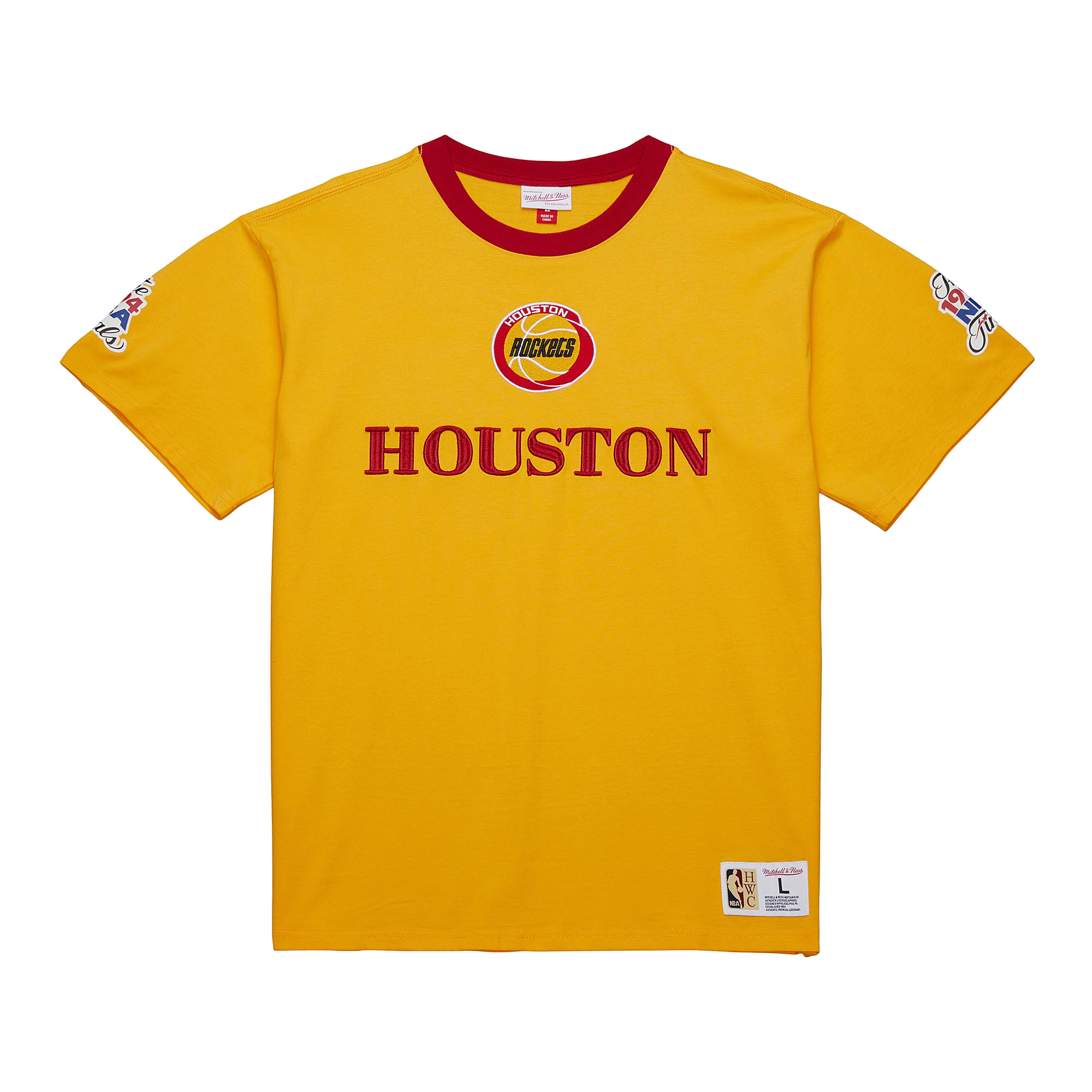 Men's Houston Rockets Mitchell & Ness HWC Team OG 3.0 Vintage T-Shirt