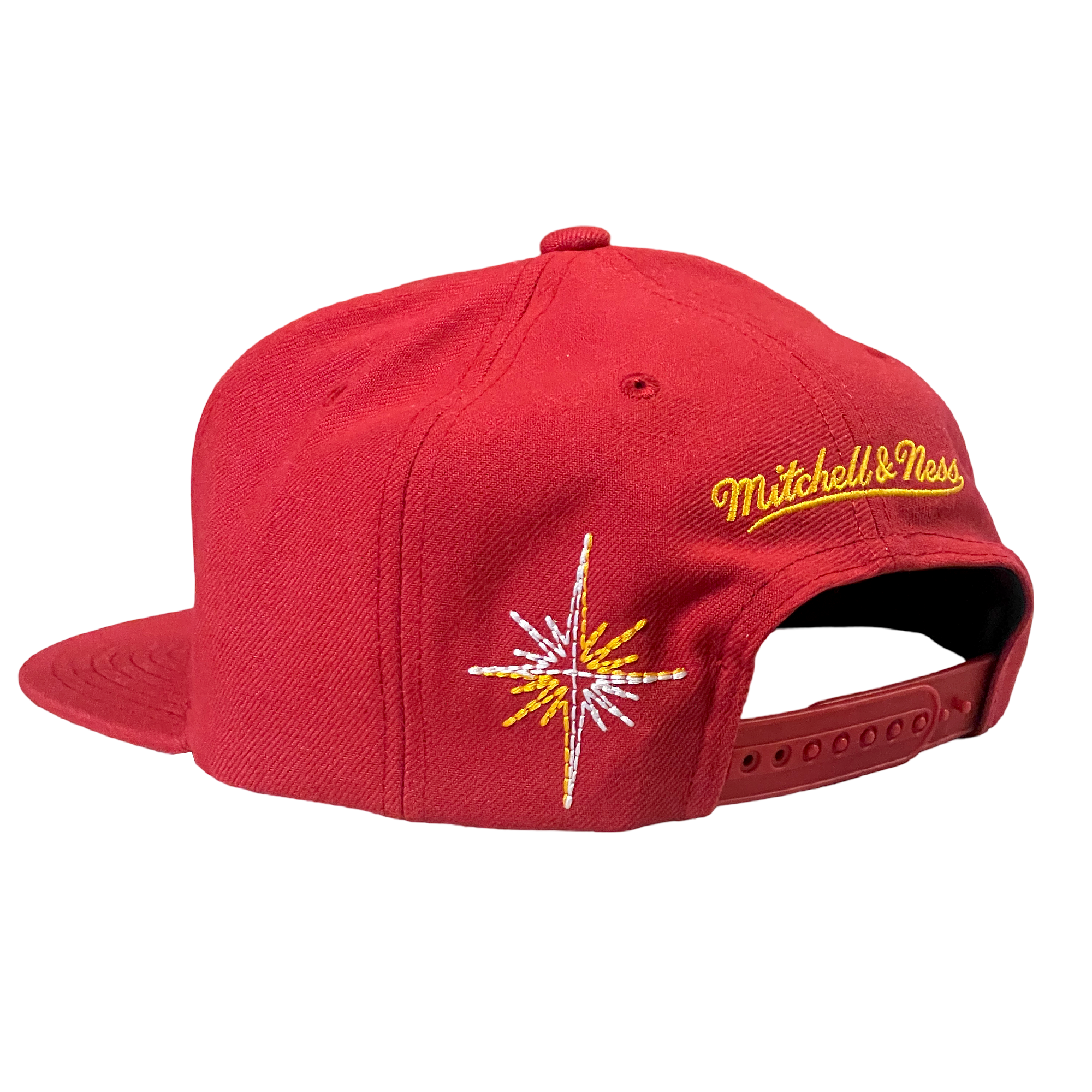 Men's Houston Rockets Mitchell & Ness HWC Starlight Adjustable Cap