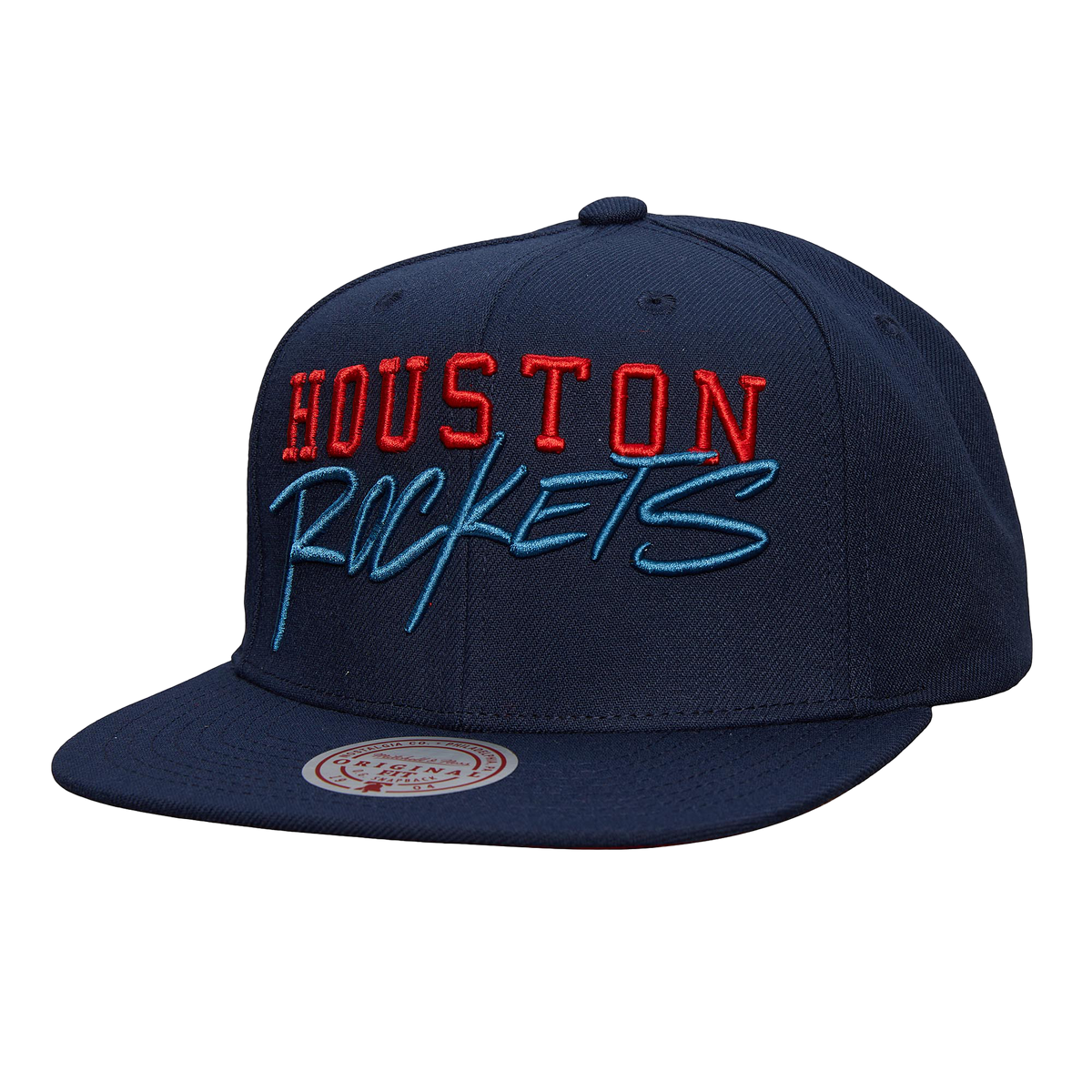 Men's Houston Rockets Mitchell Ness HWC Team Tagged Adjustable Cap