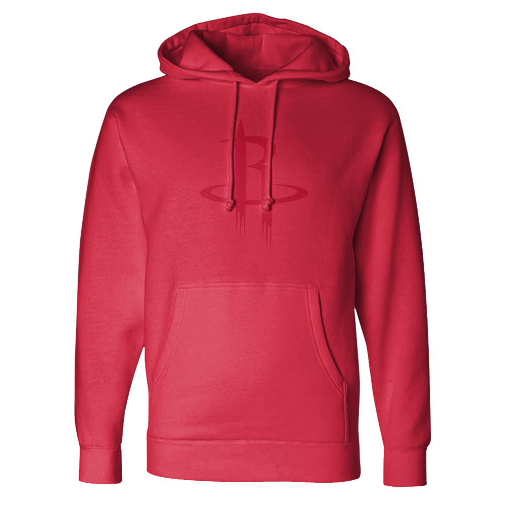 Men's Houston Rockets Something Inked Tonal Primary Logo Hoodie (Red)