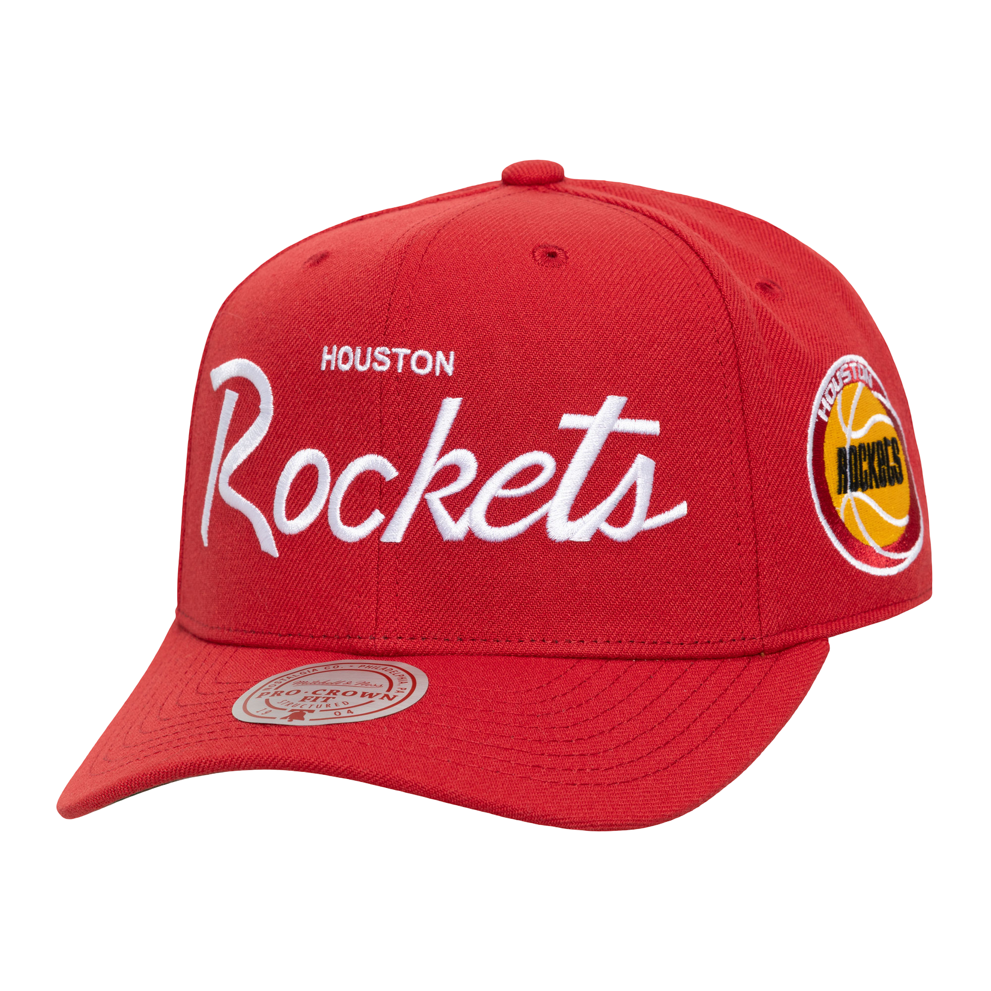Men's Houston Rockets Mitchell & Ness HWC Head Coach Pro Crown Adjustable Cap
