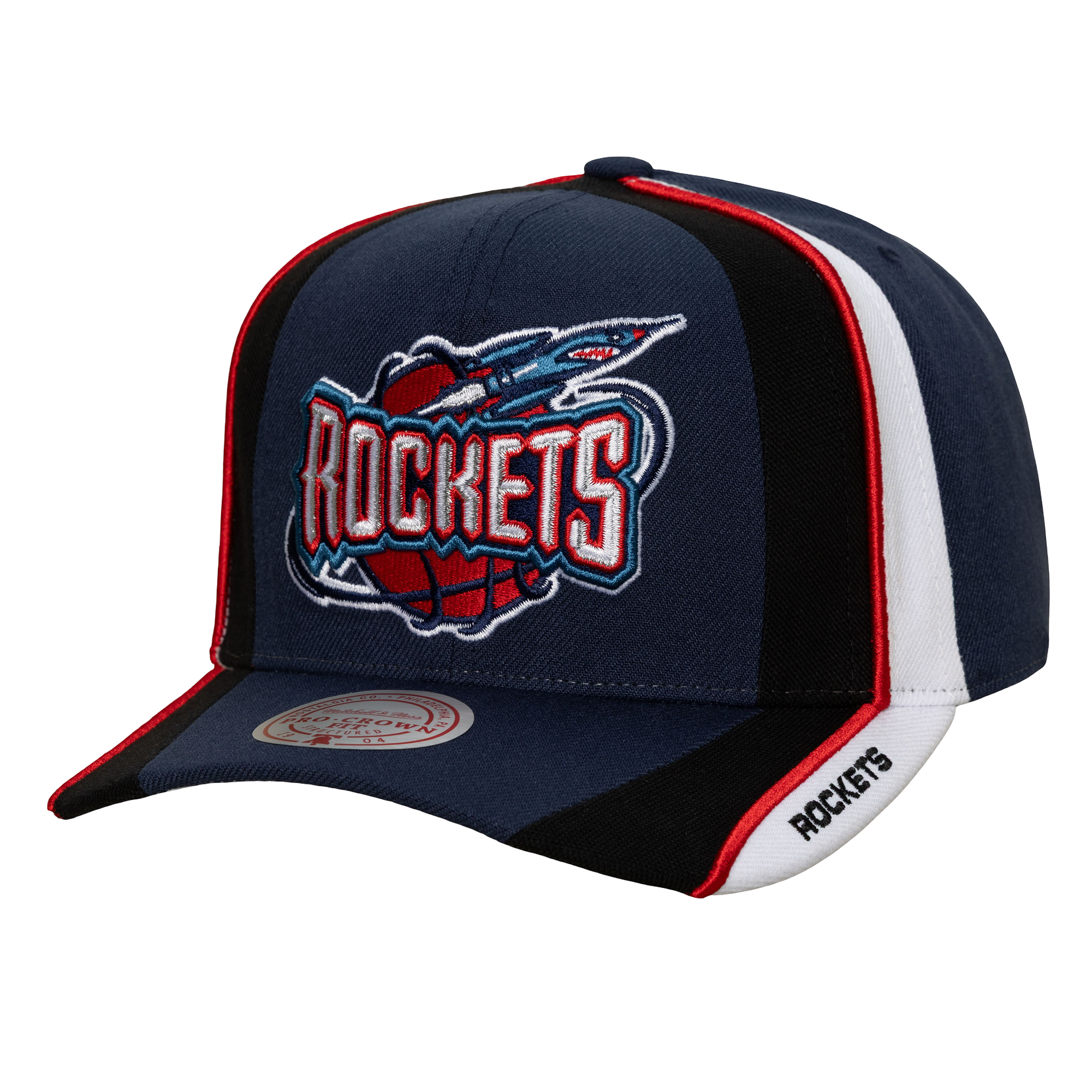 Men's Houston Rockets Mitchell & Ness HWC Club Downforce Adjustable Cap-1