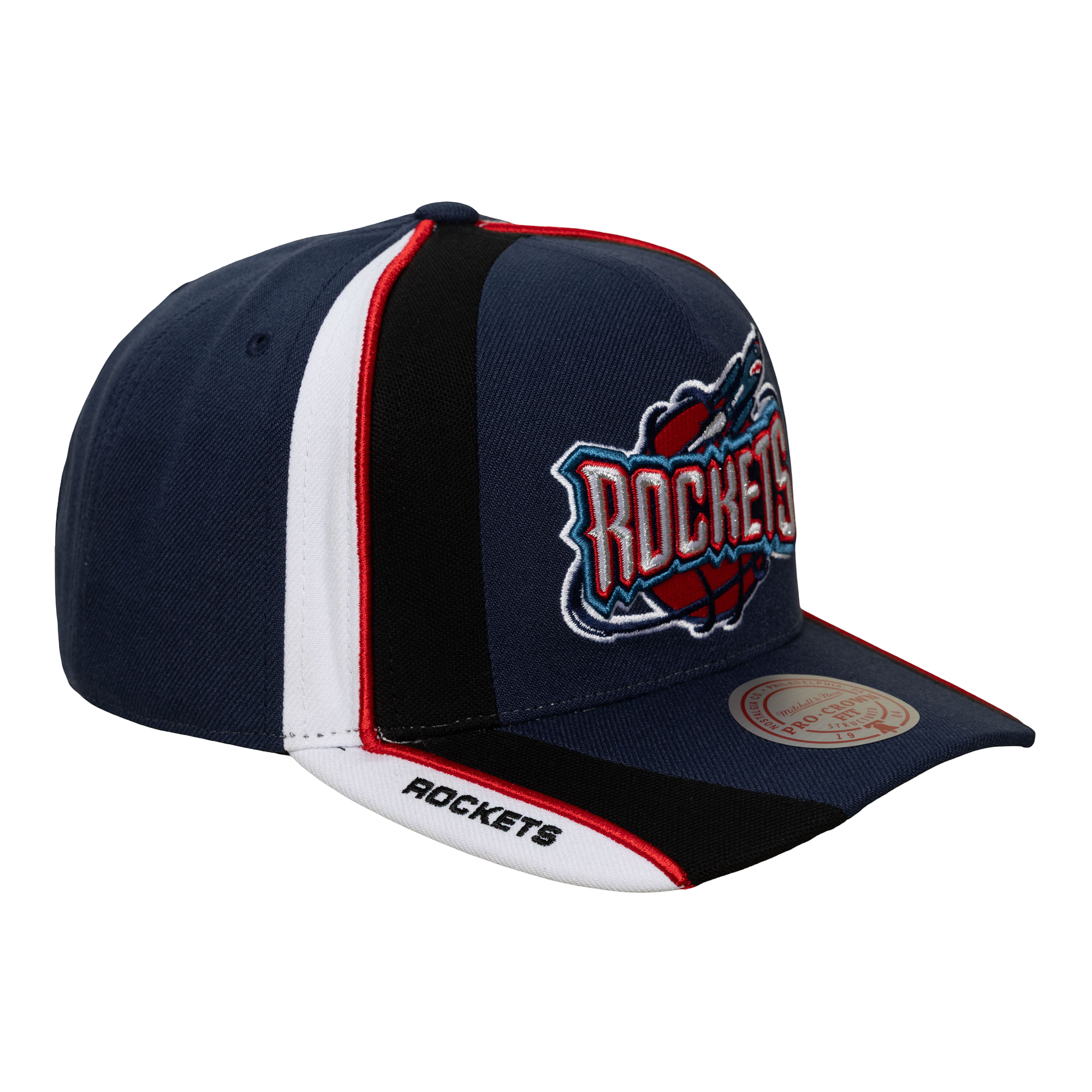 Men's Houston Rockets Mitchell & Ness HWC Club Downforce Adjustable Cap-3