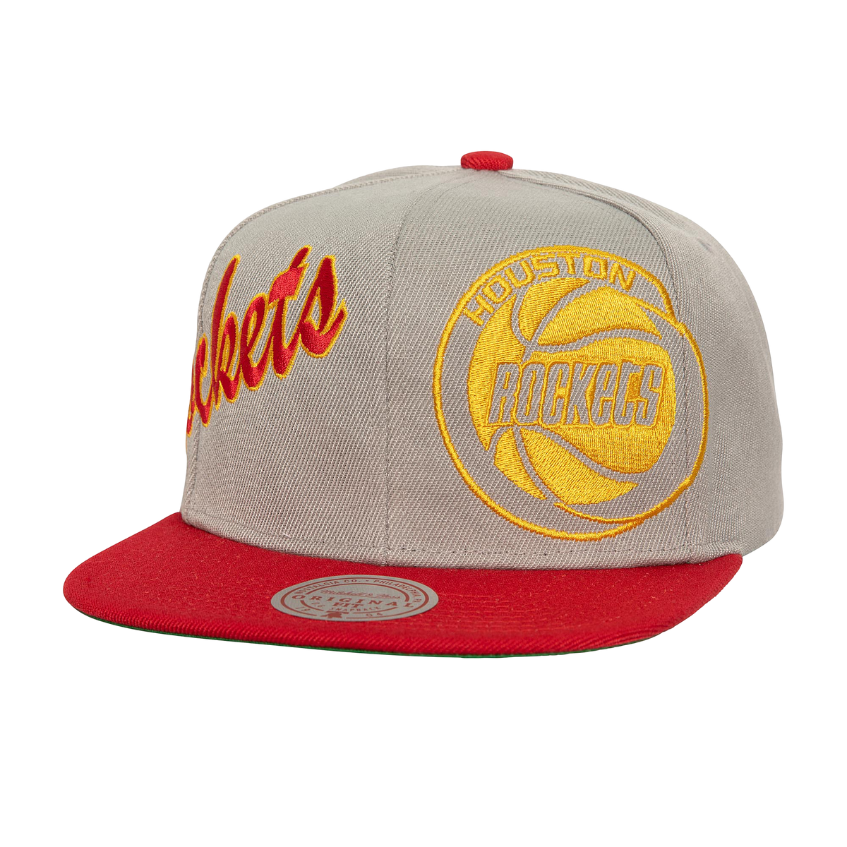 Men's Houston Rockets Mitchell & Ness HWC Knock Out Panel Adjustable C