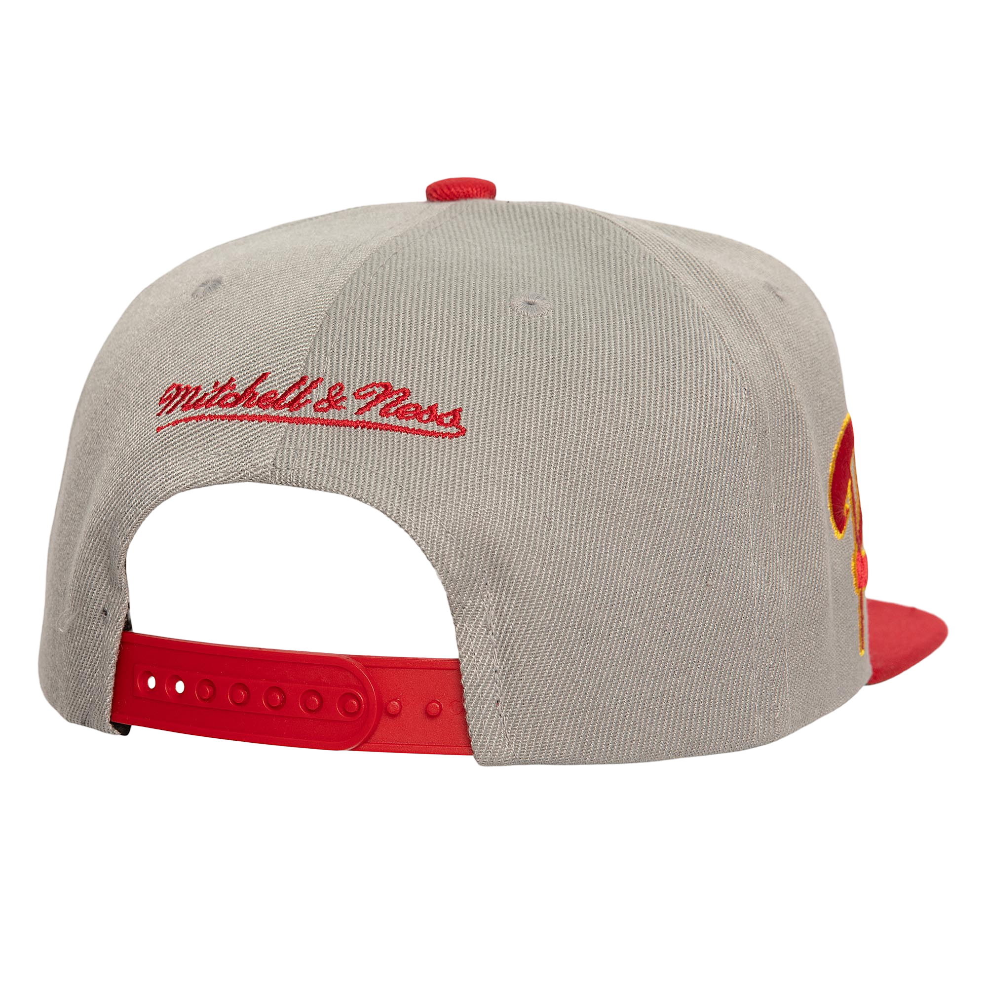 Youth Houston Rockets Mitchell & Ness HWC Knock Out Panel Adjustable Cap