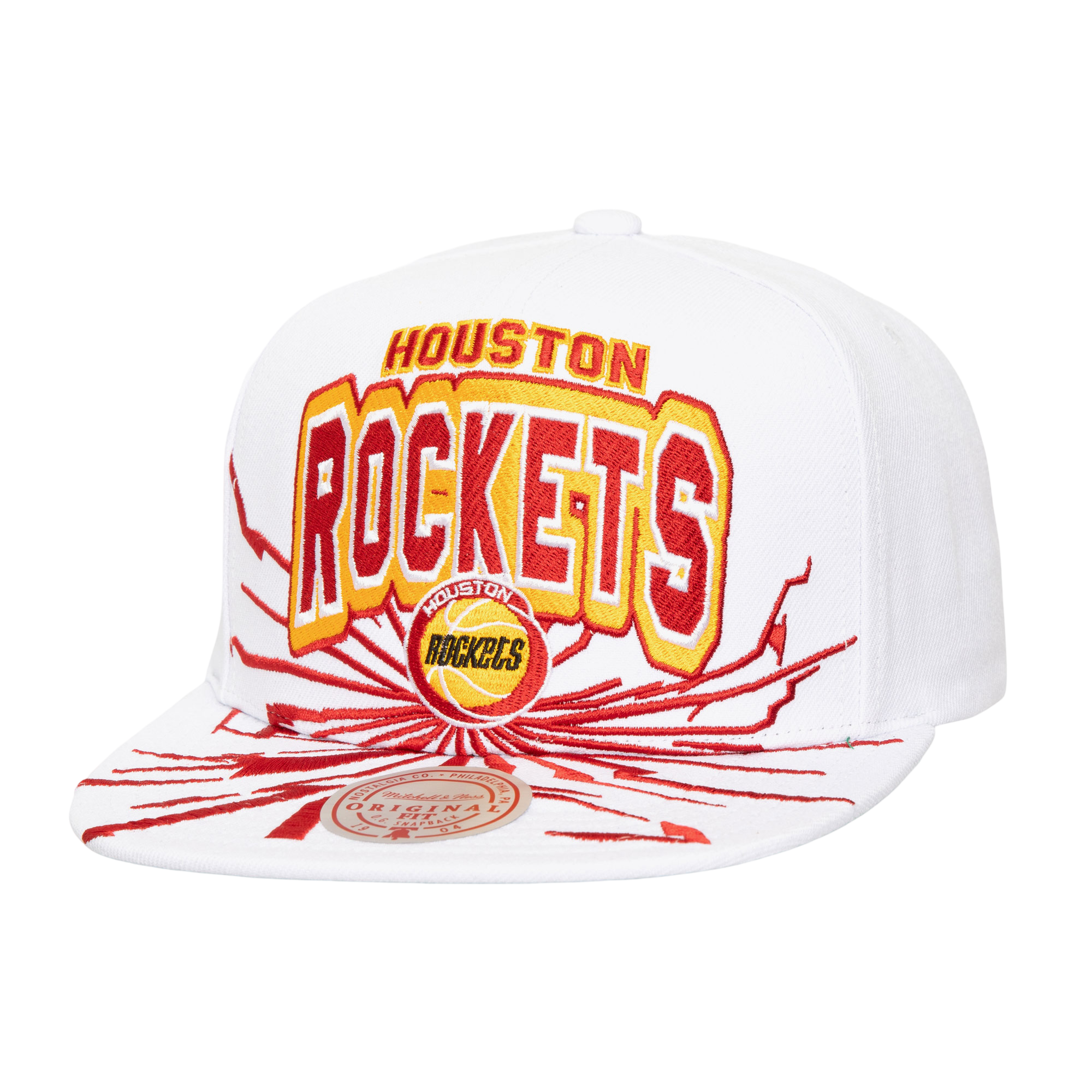 Men's Houston Rockets Mitchell & Ness HWC Aftershock Adjustable Cap