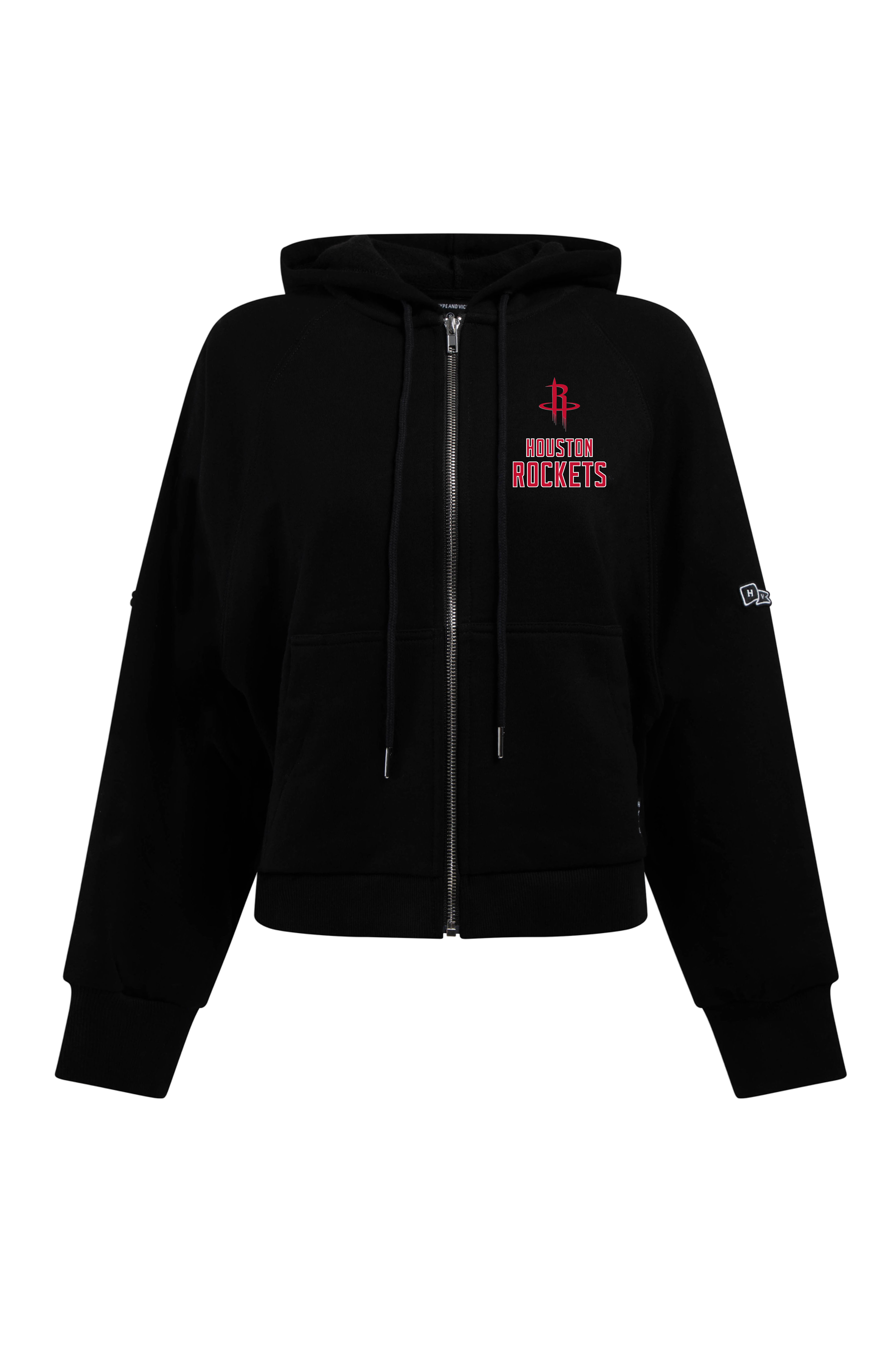 Women's Houston Rockets Hype & Vice Raglan Zip-Up Hoodie