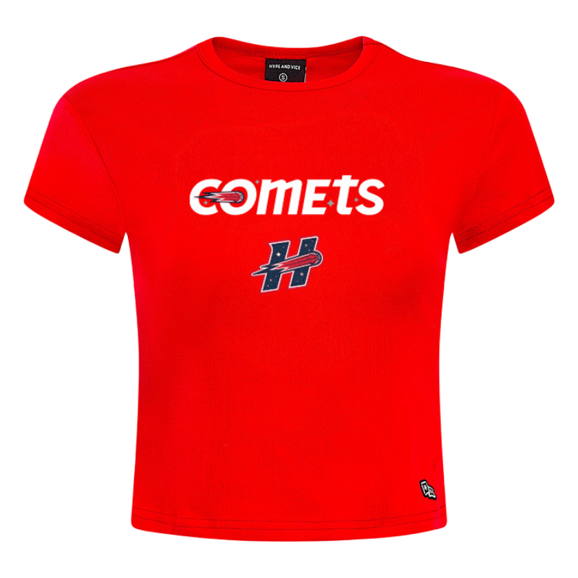 Women's Houston Comets Hype & Vice Baby T-Shirt