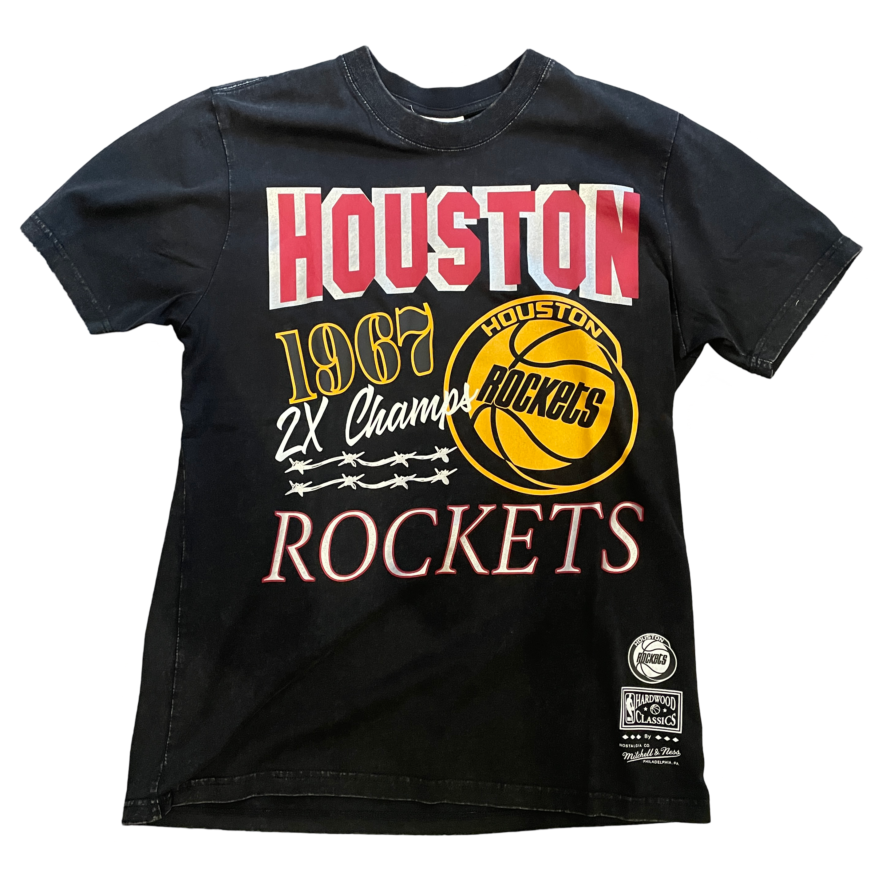 Men's Houston Rockets Mitchell & Ness HWC Titles T-Shirt