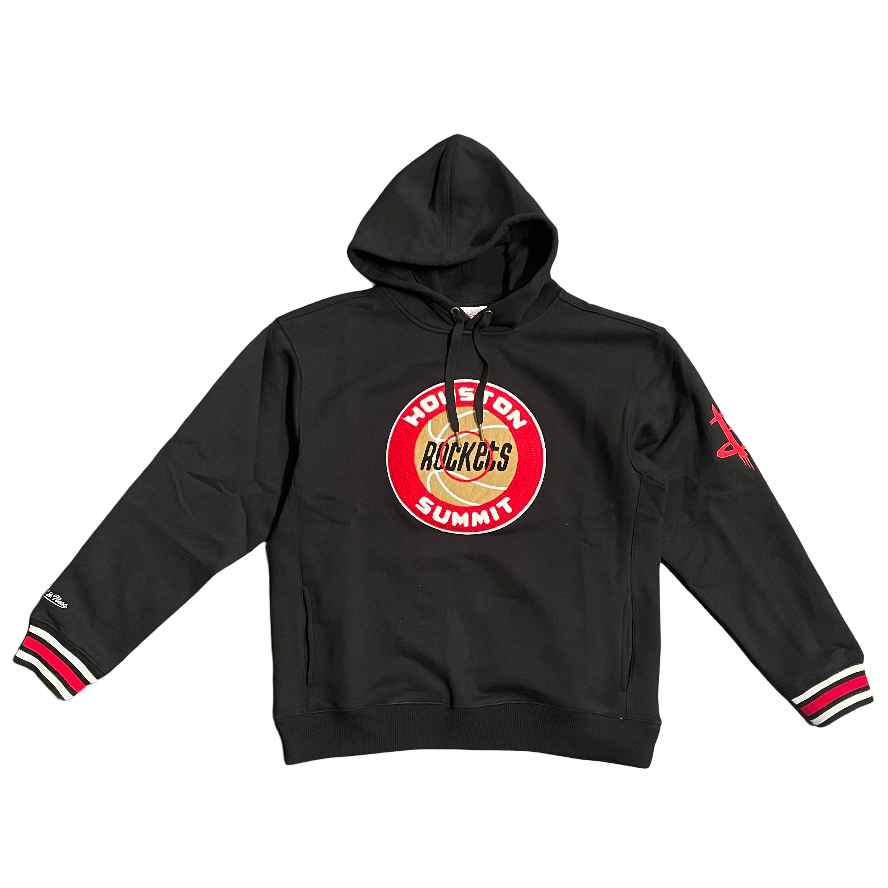 Men's Houston Rockets Mitchell & Ness City Edition Chain Stitch Hoodie