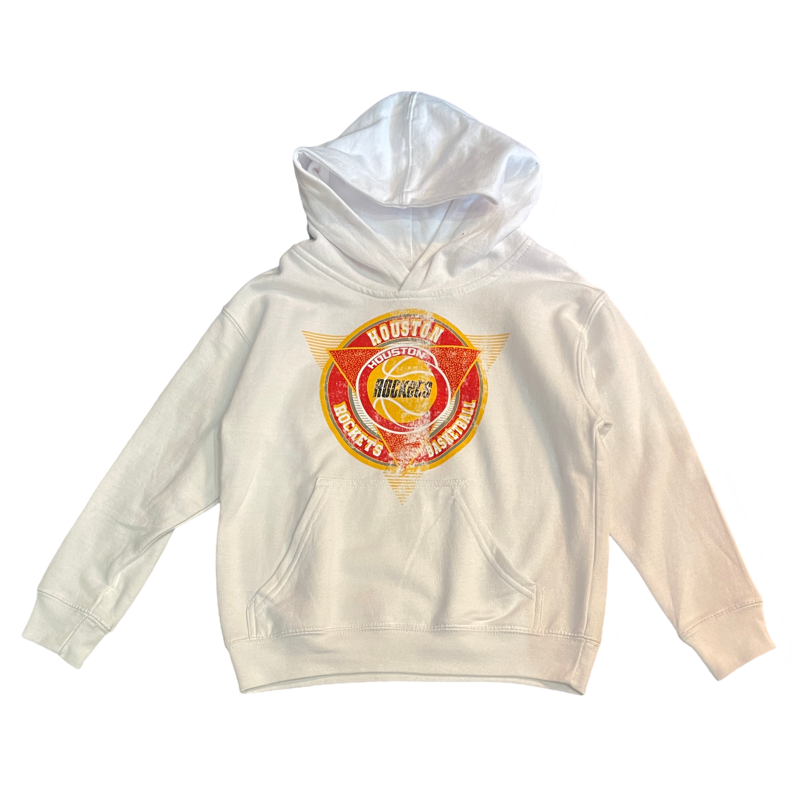 Youth Houston Rockets Mitchell & Ness HWC Retro Triforce Hoodie