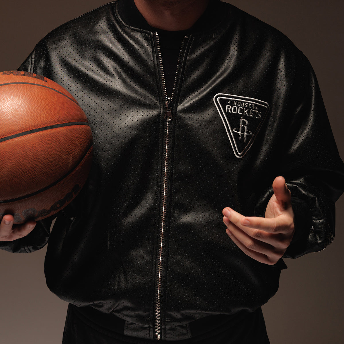 Houston Rockets Jeff Hamilton Reversible Bomber Jacket