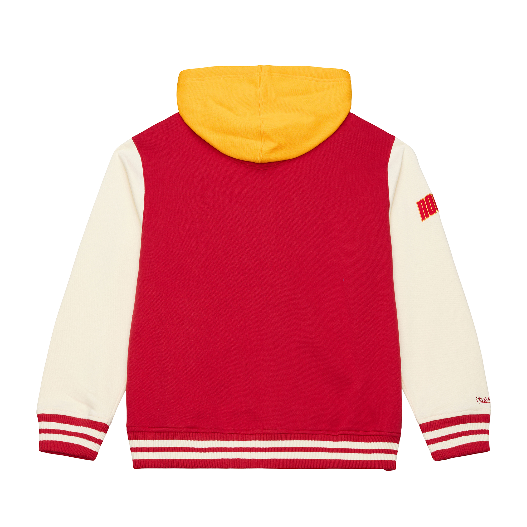 Men's Houston Rockets Mitchell & Ness HWC Courtside Fleece Jacket