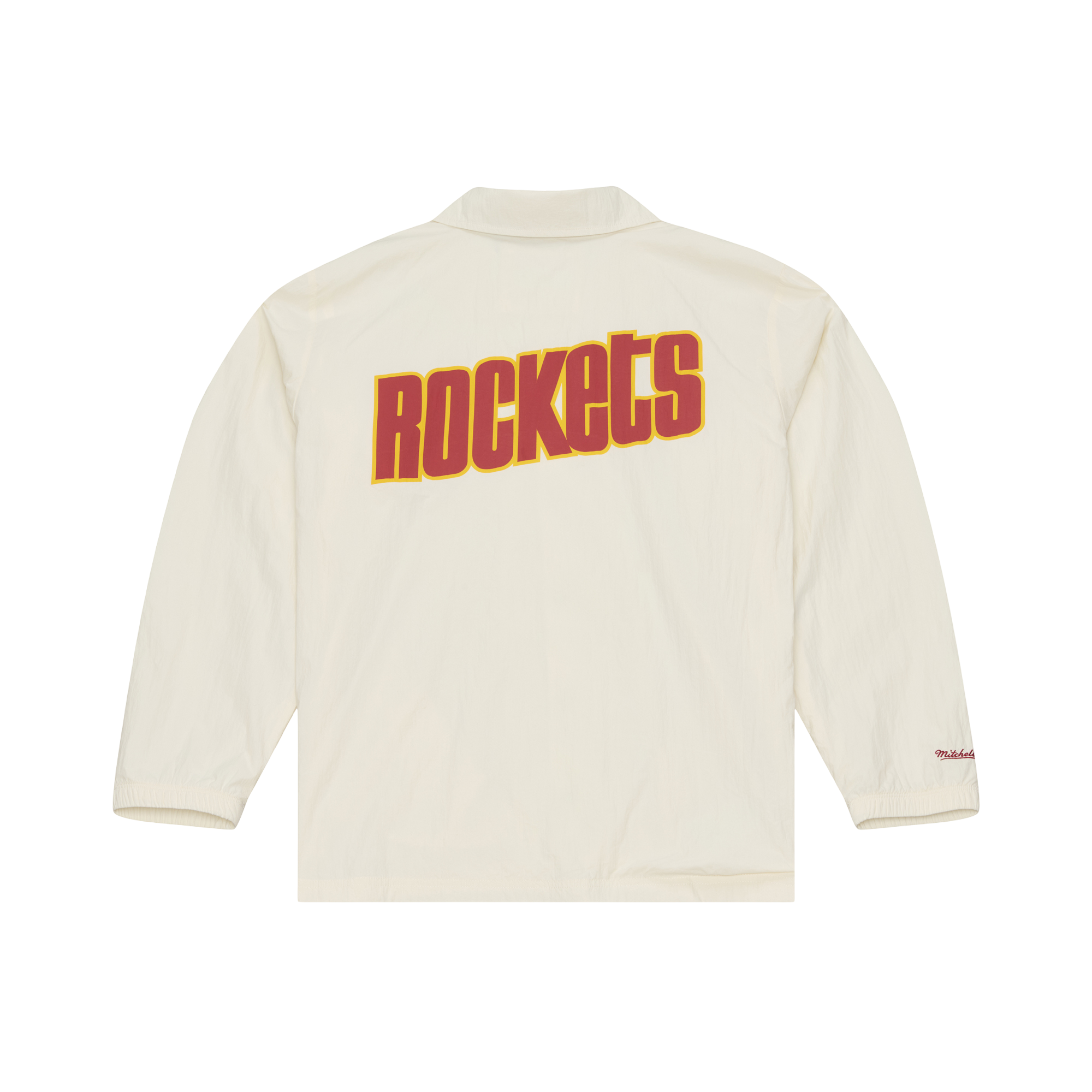 Men's Houston Rockets Mitchell & Ness HWC Retro Roots Coaches Full-Snap Jacket