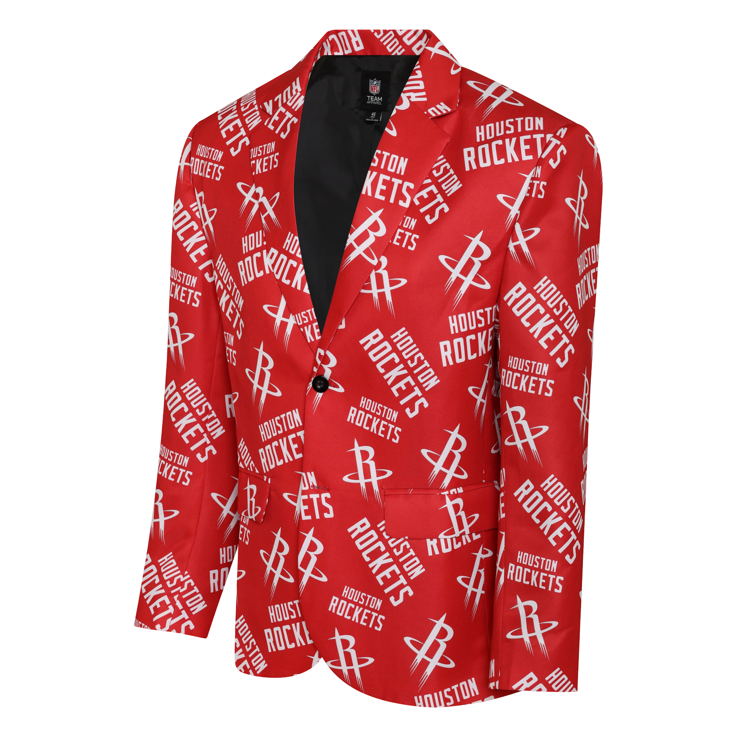 Men's Houston Rockets FoCo Repeating Logo Business Suit