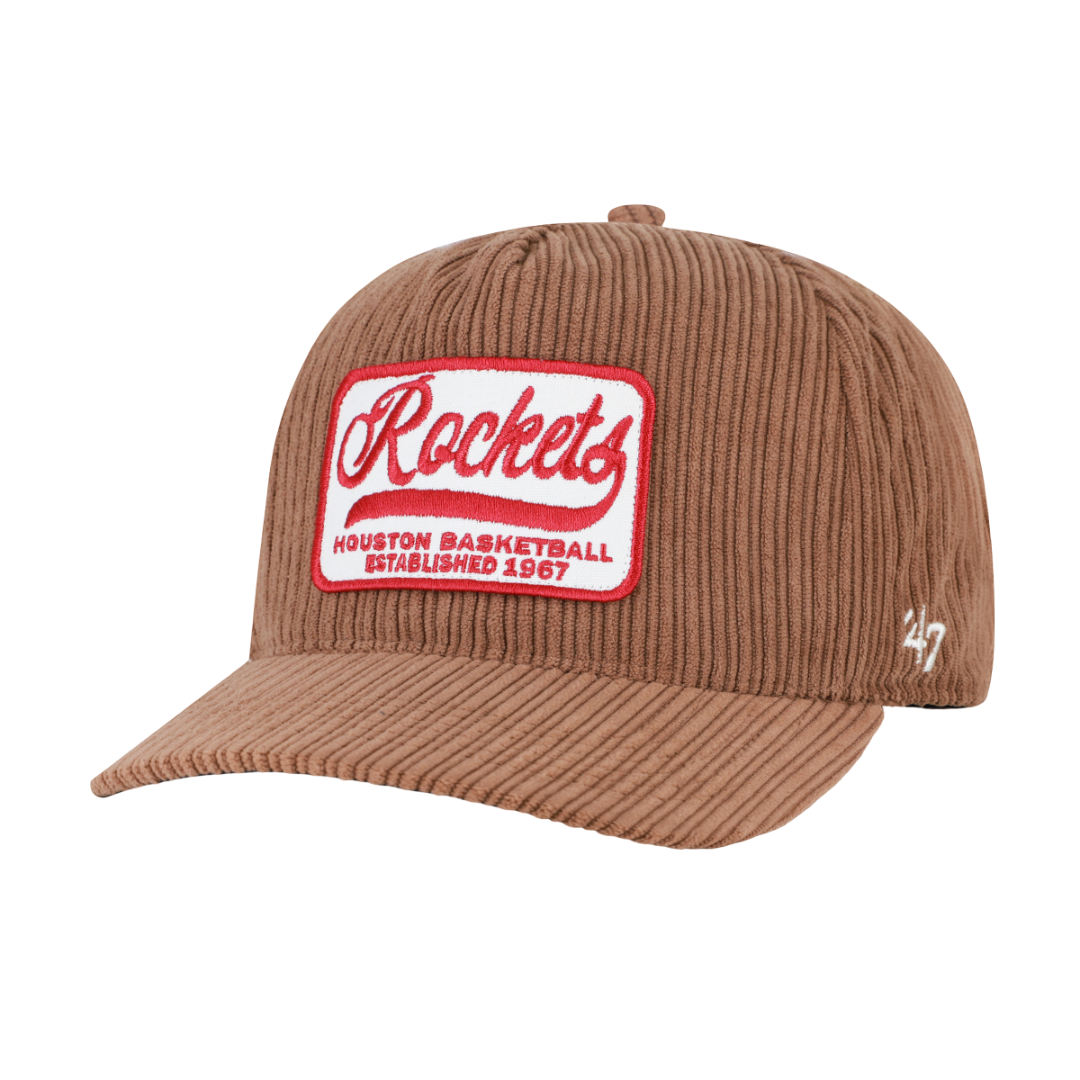 Men's Houston Rockets '47 Cord Patch Relaxed Fit Adjustable Cap