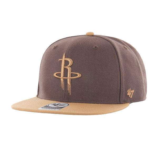 Men's Houston Rockets '47 No Shot Captain Adjustable Cap (Brown)