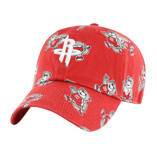 Youth Houston Rockets '47 Clutch Clean Up Adjustable Cap