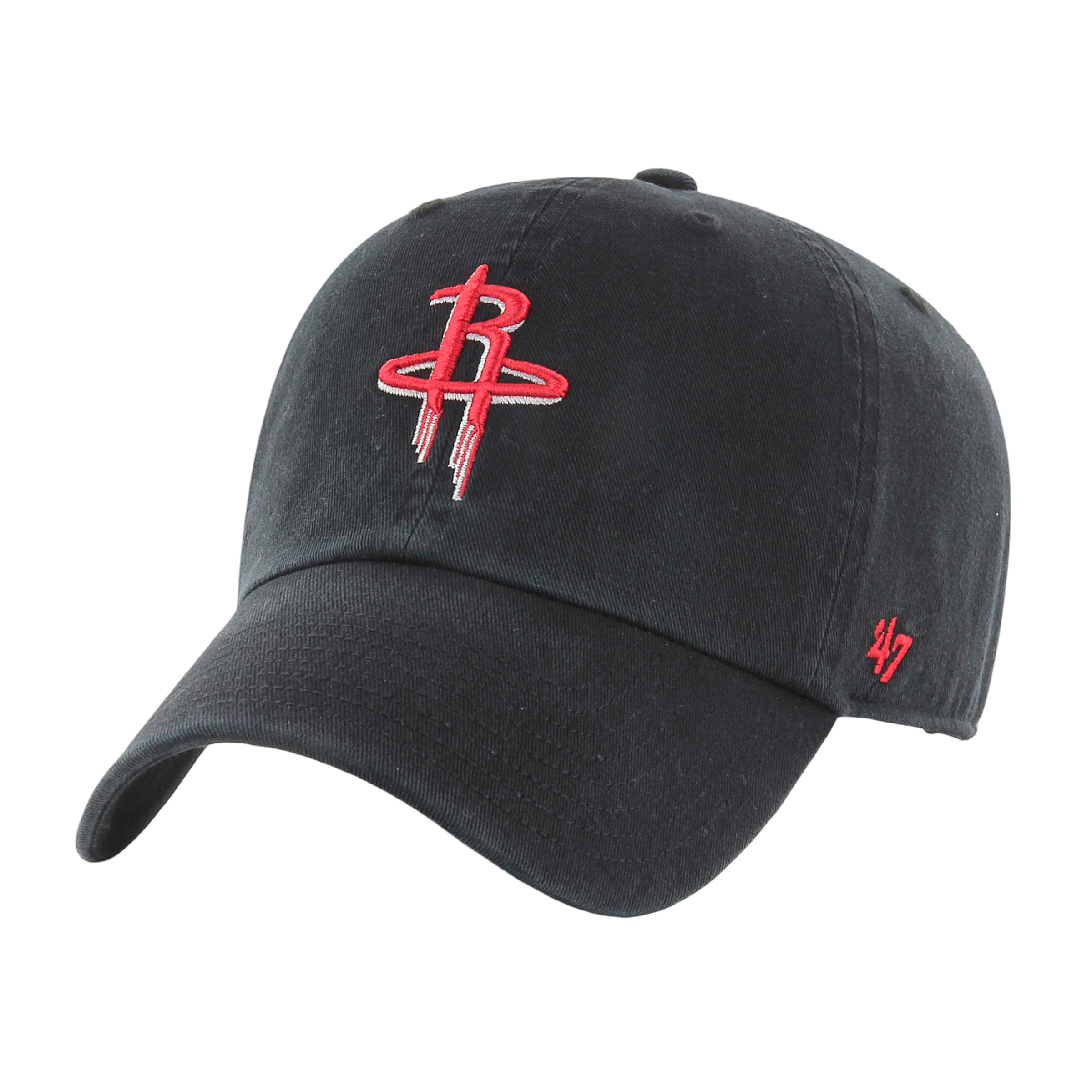 Men's Houston Rockets '47 Black Clean Up Adjustable Cap